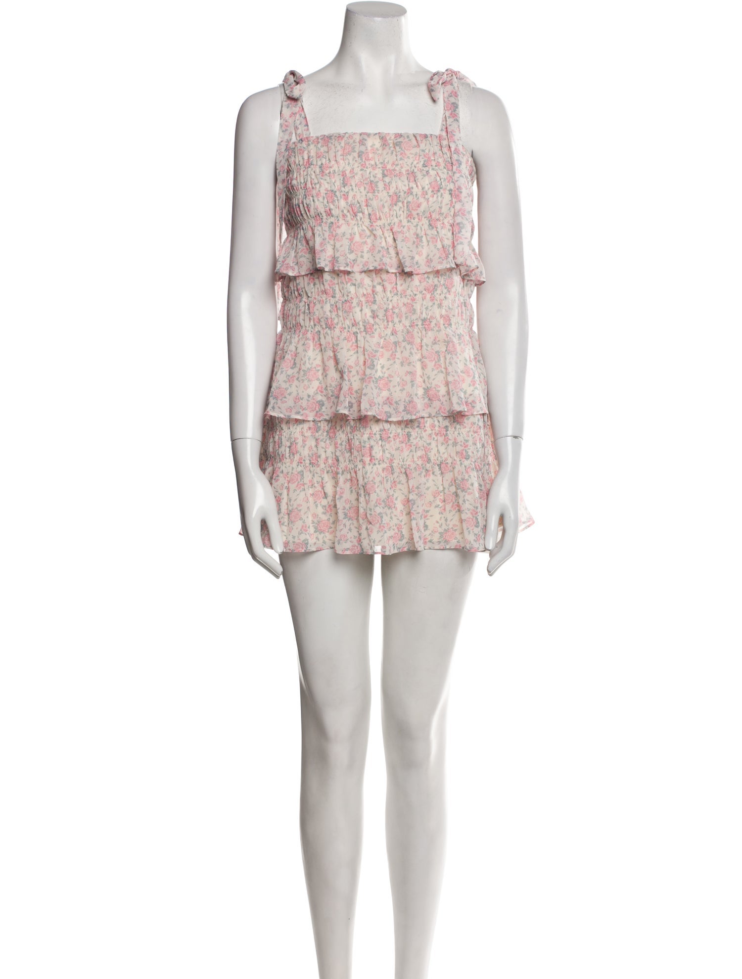 Tularosa Floral Print Mini Dress