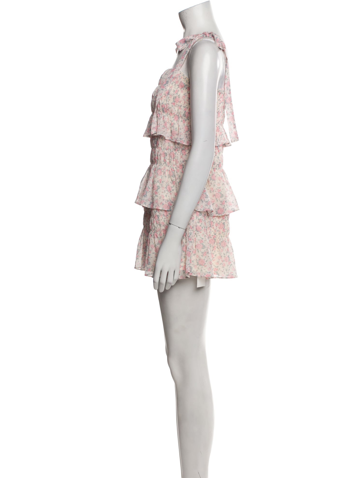 Tularosa Floral Print Mini Dress