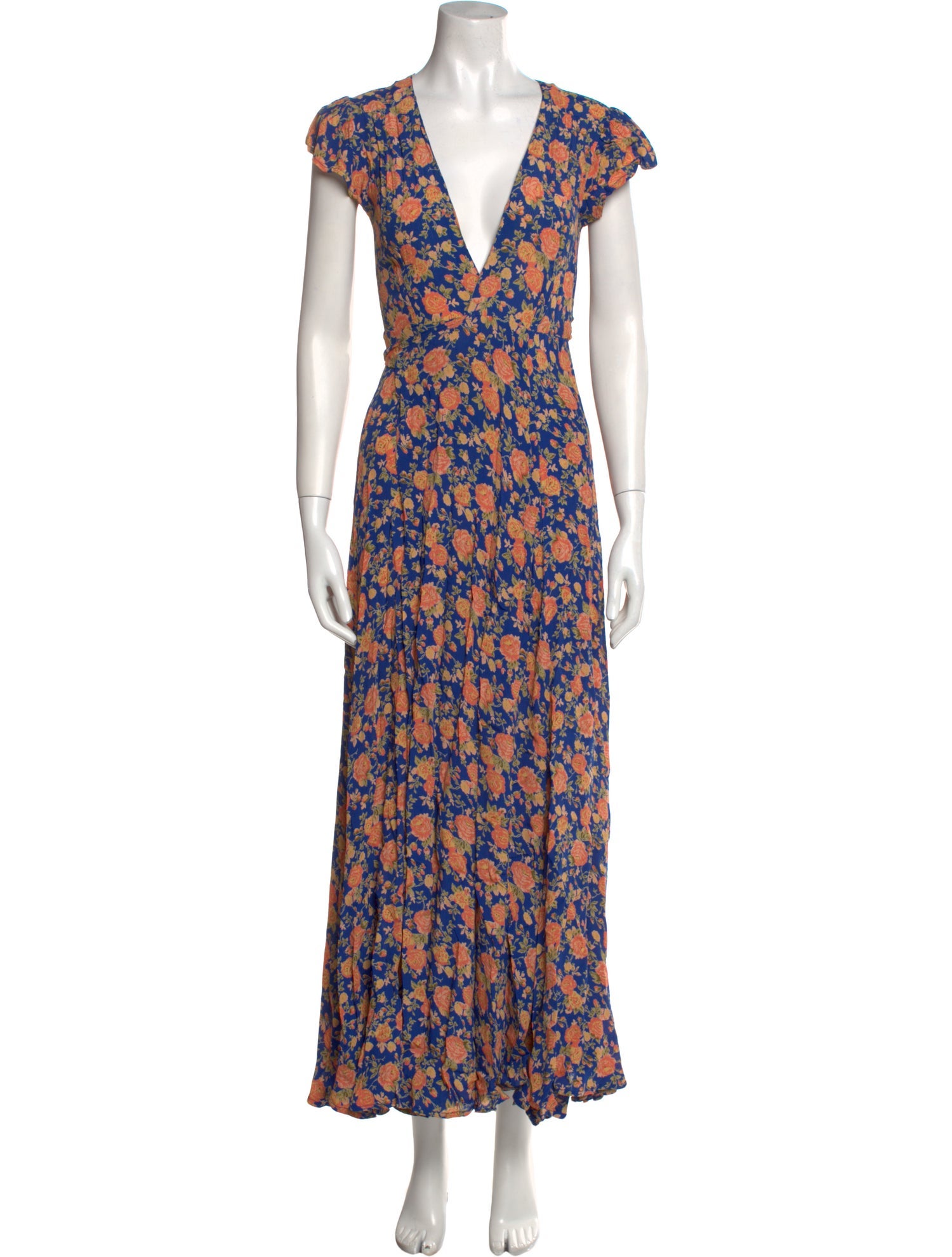 Tularosa Floral Print Long Dress