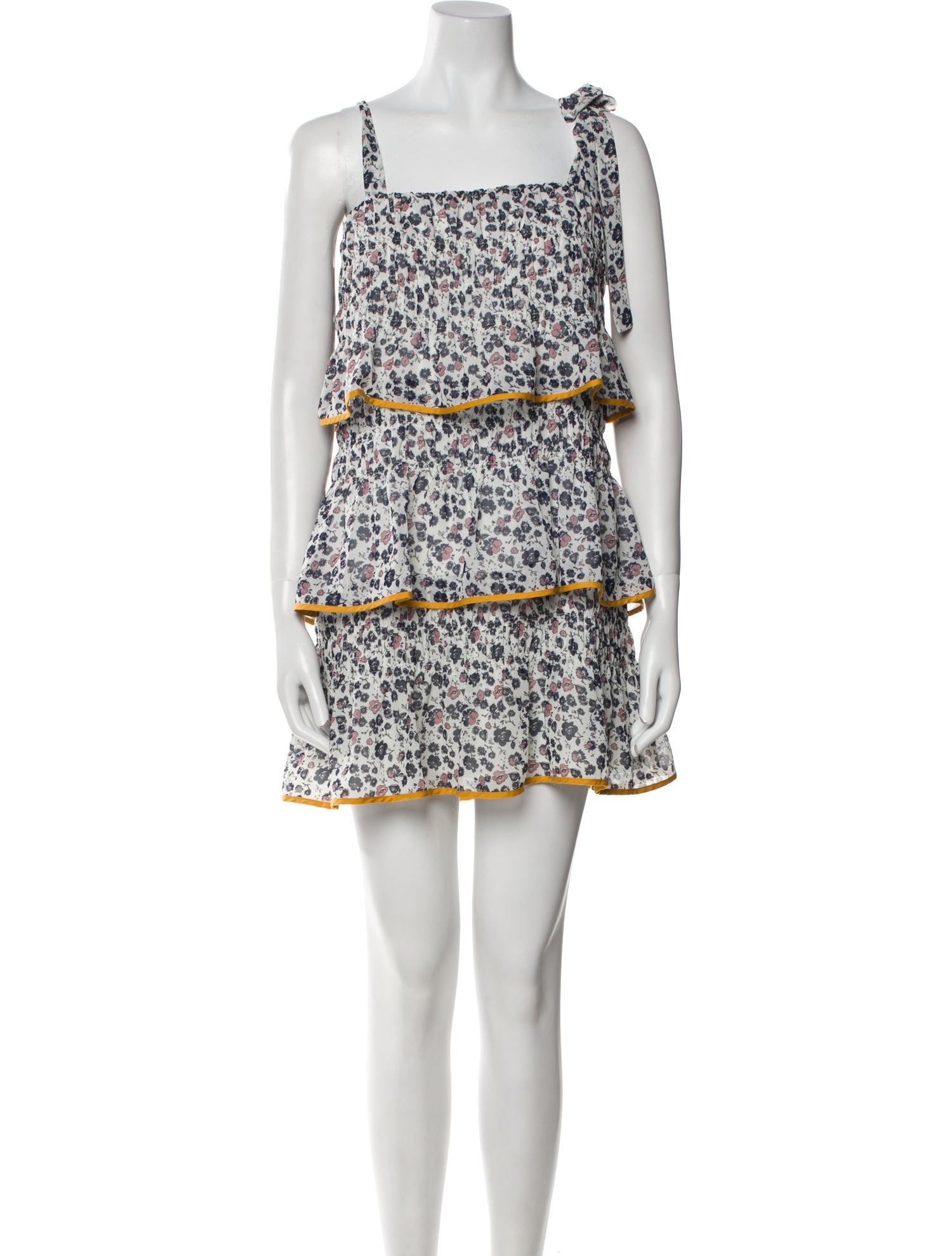 Tularosa Floral Print Mini Dress