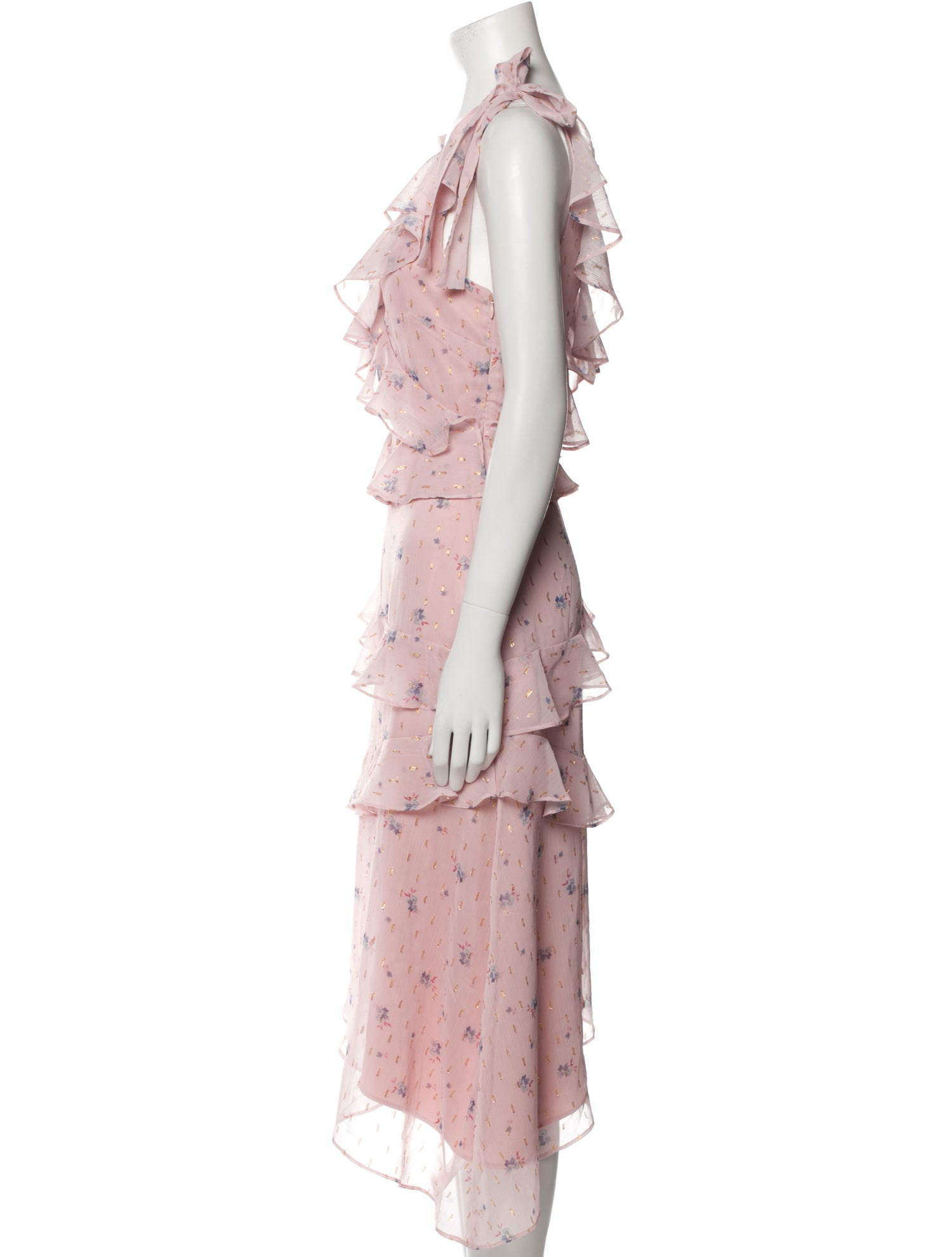 Tularosa Floral Print Long Dress