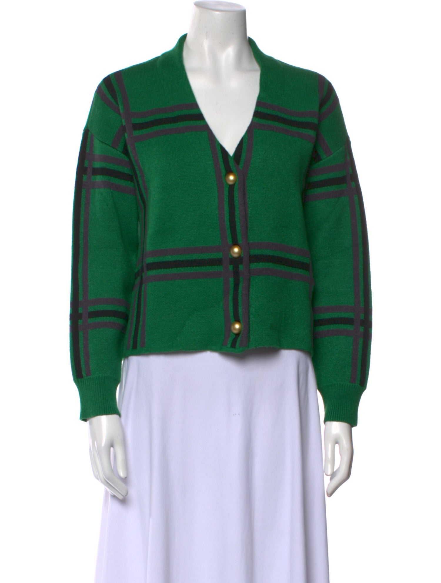 Tularosa Striped V-Neck Sweater