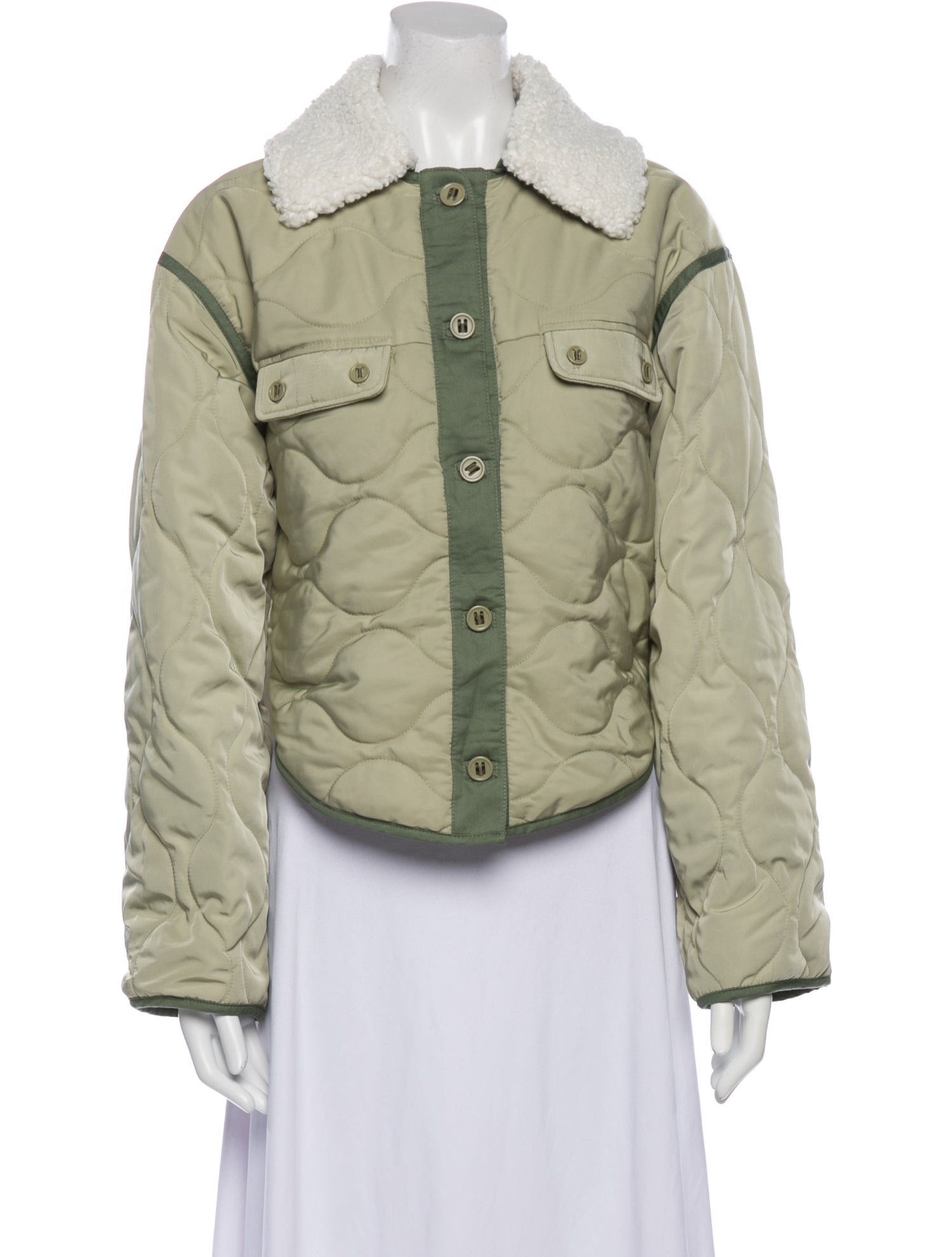 Tularosa Colorblock Pattern Utility Jacket