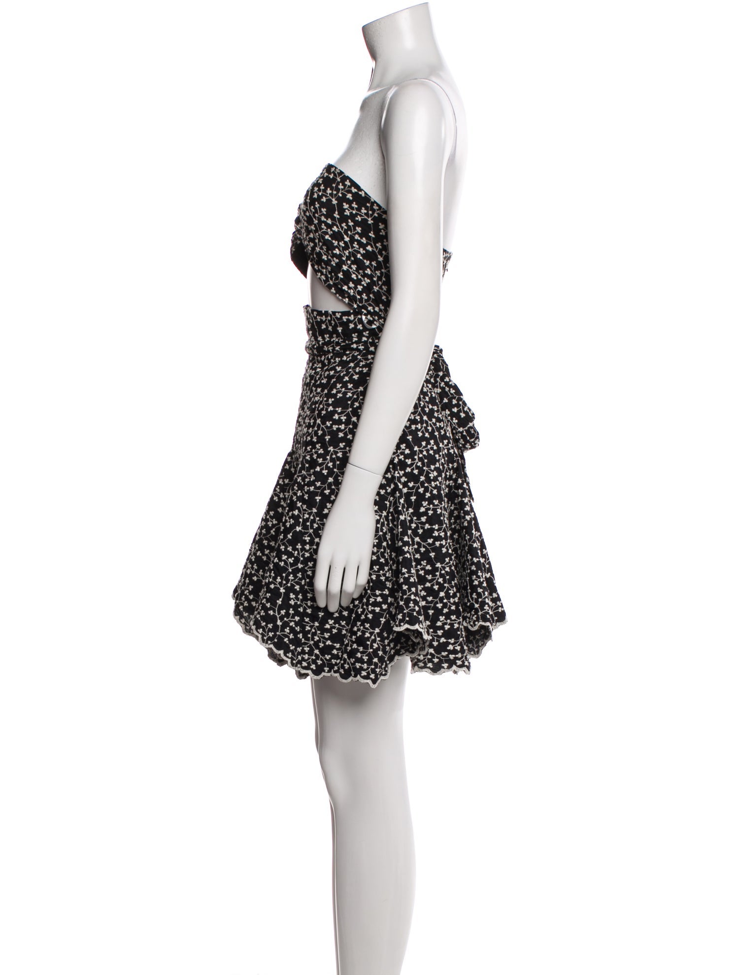 Tularosa Floral Print Mini Dress