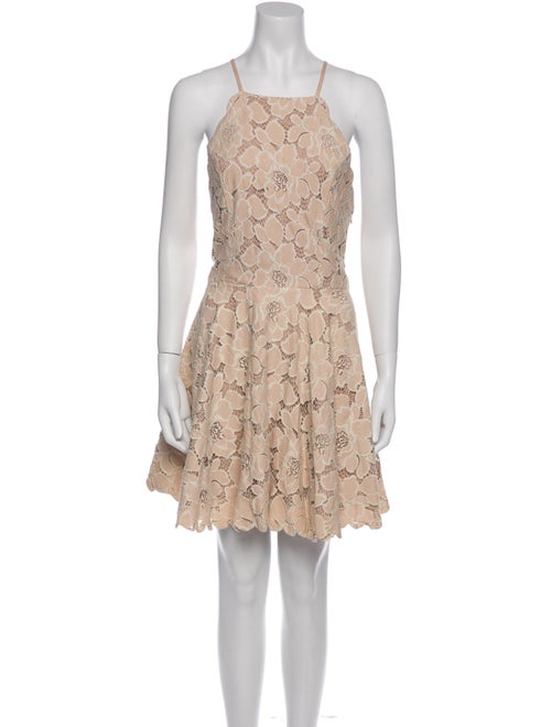 Tularosa Lace Pattern Mini Dress