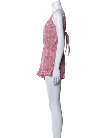 Tularosa Striped V-Neck Romper