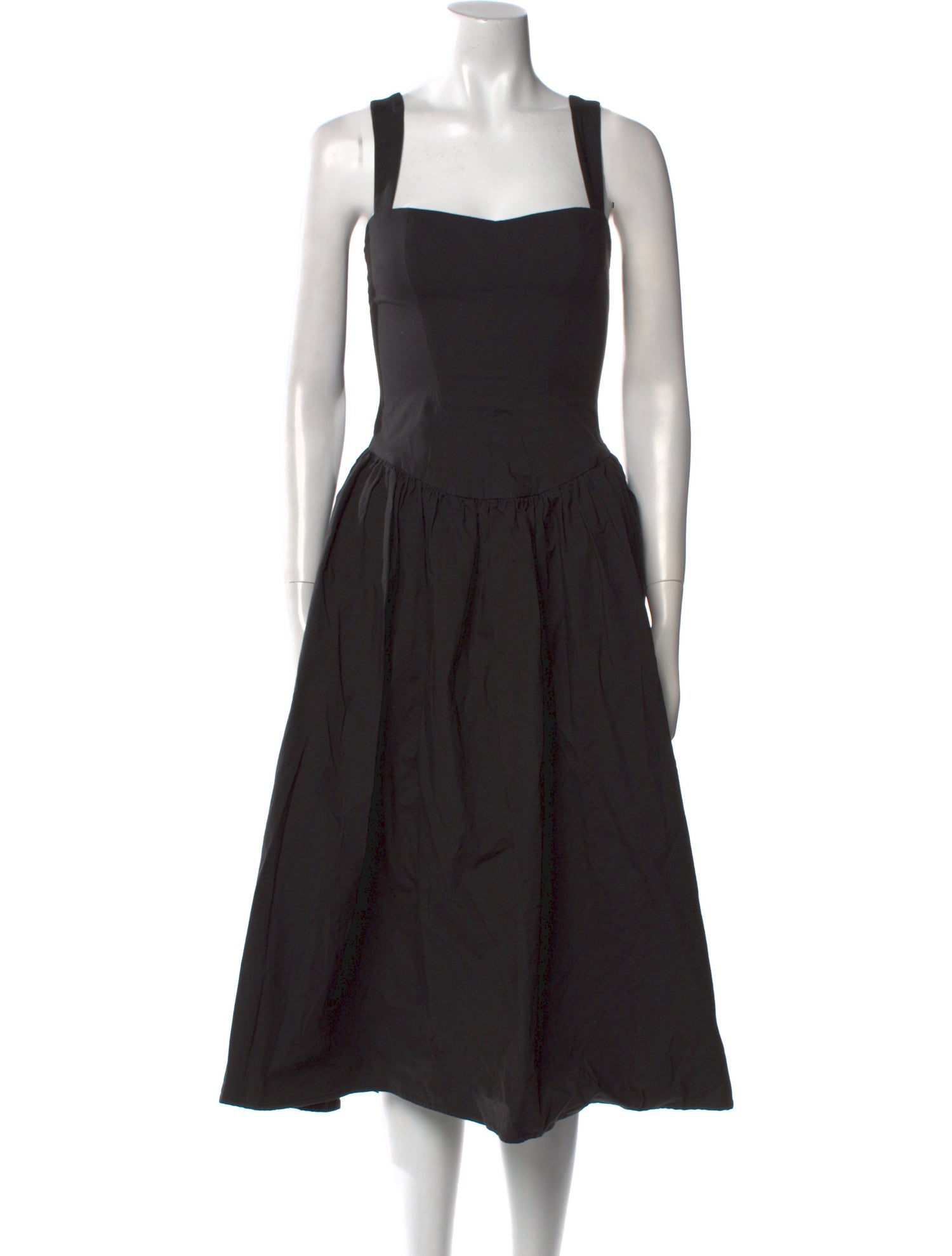 Tularosa Square Neckline Midi Length Dress