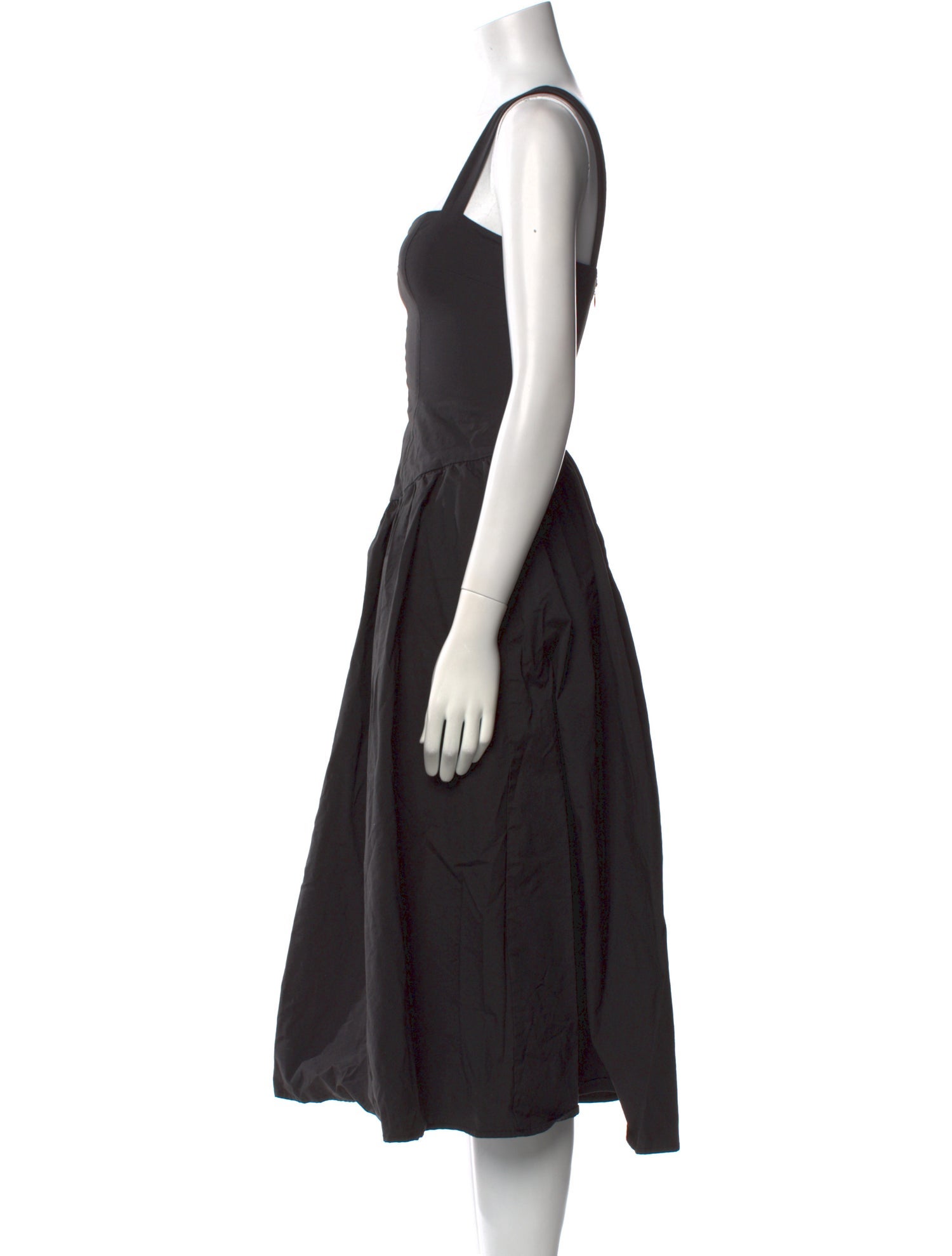 Tularosa Square Neckline Midi Length Dress