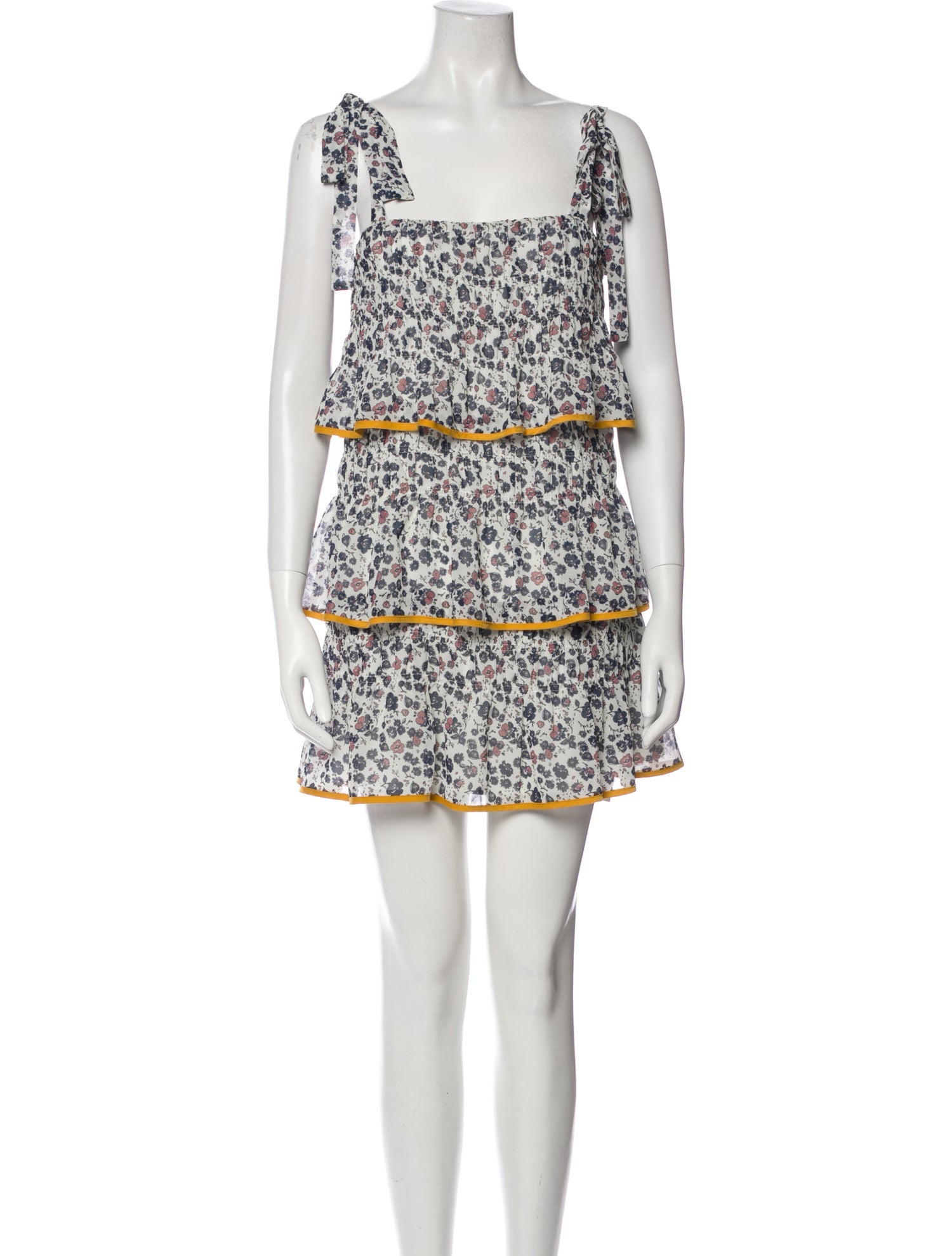 Tularosa Floral Print Mini Dress