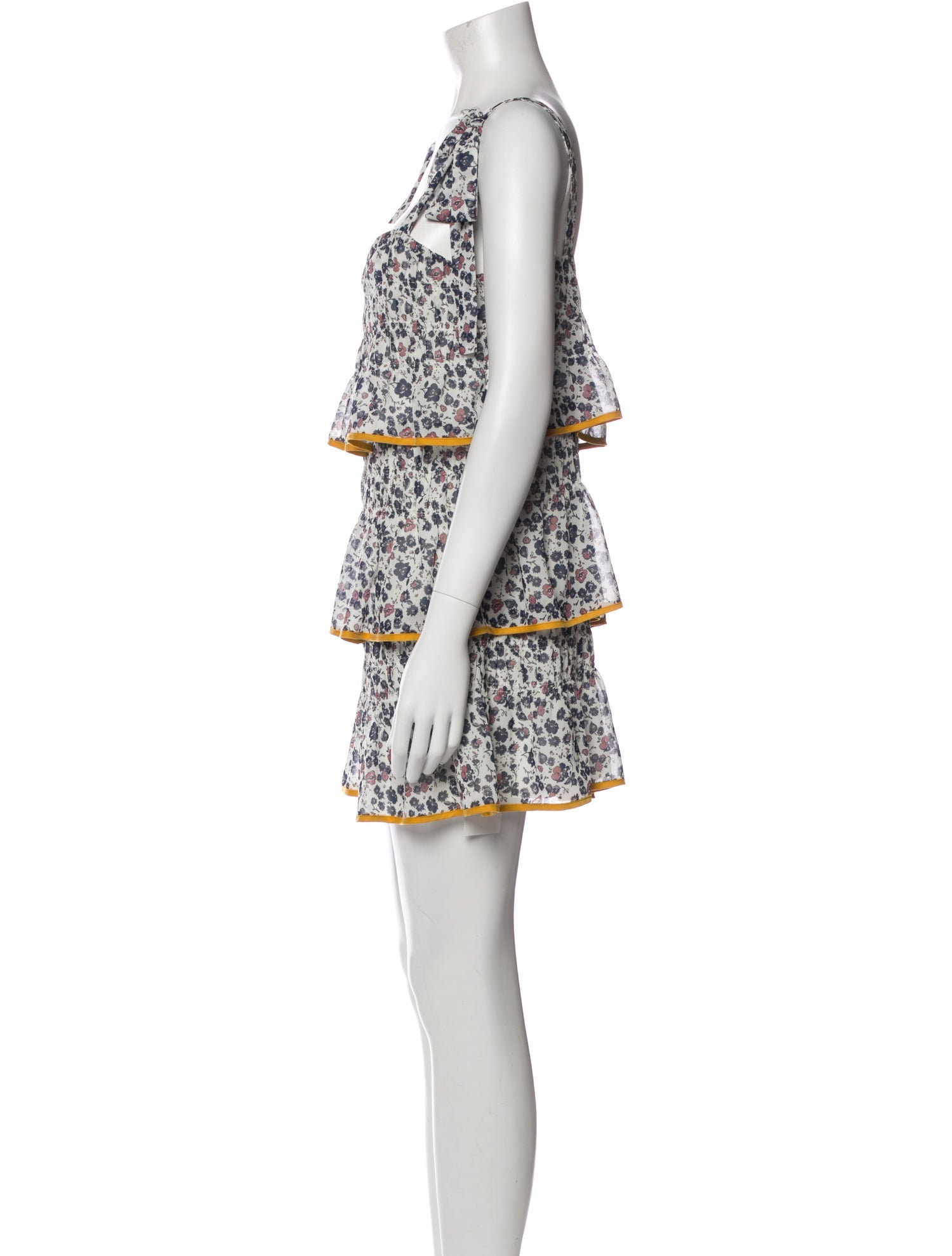 Tularosa Floral Print Mini Dress