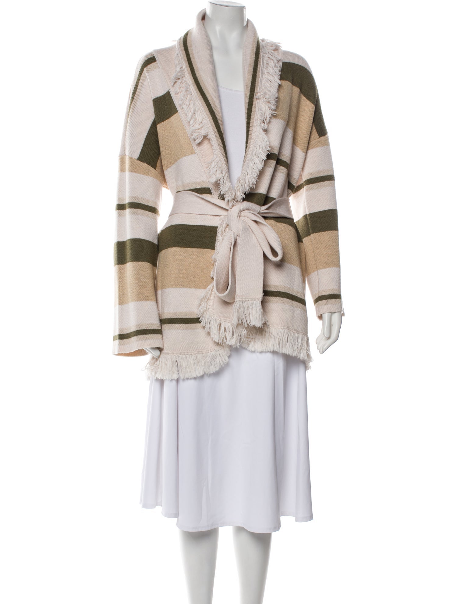 Tularosa Striped V-Neck Sweater