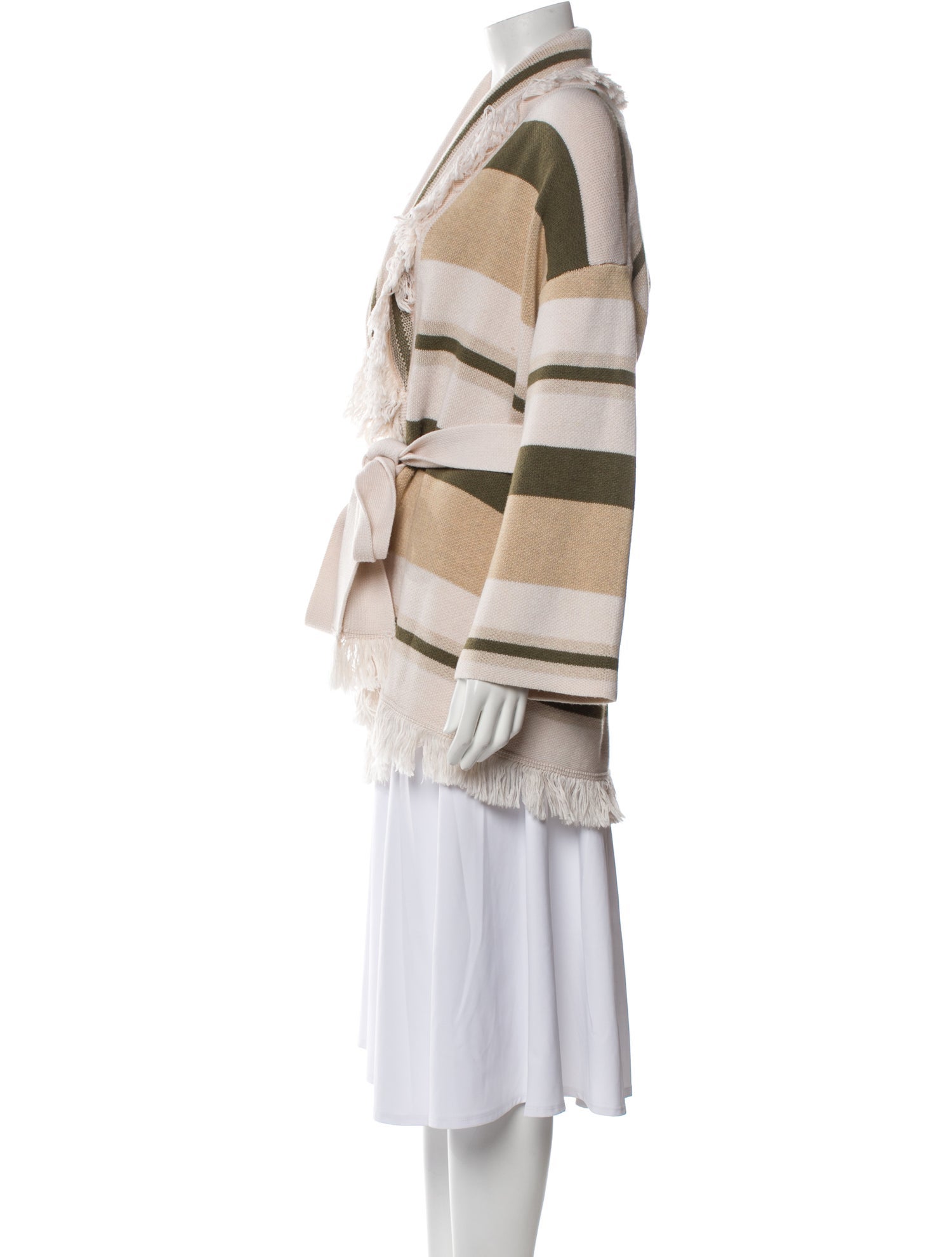 Tularosa Striped V-Neck Sweater