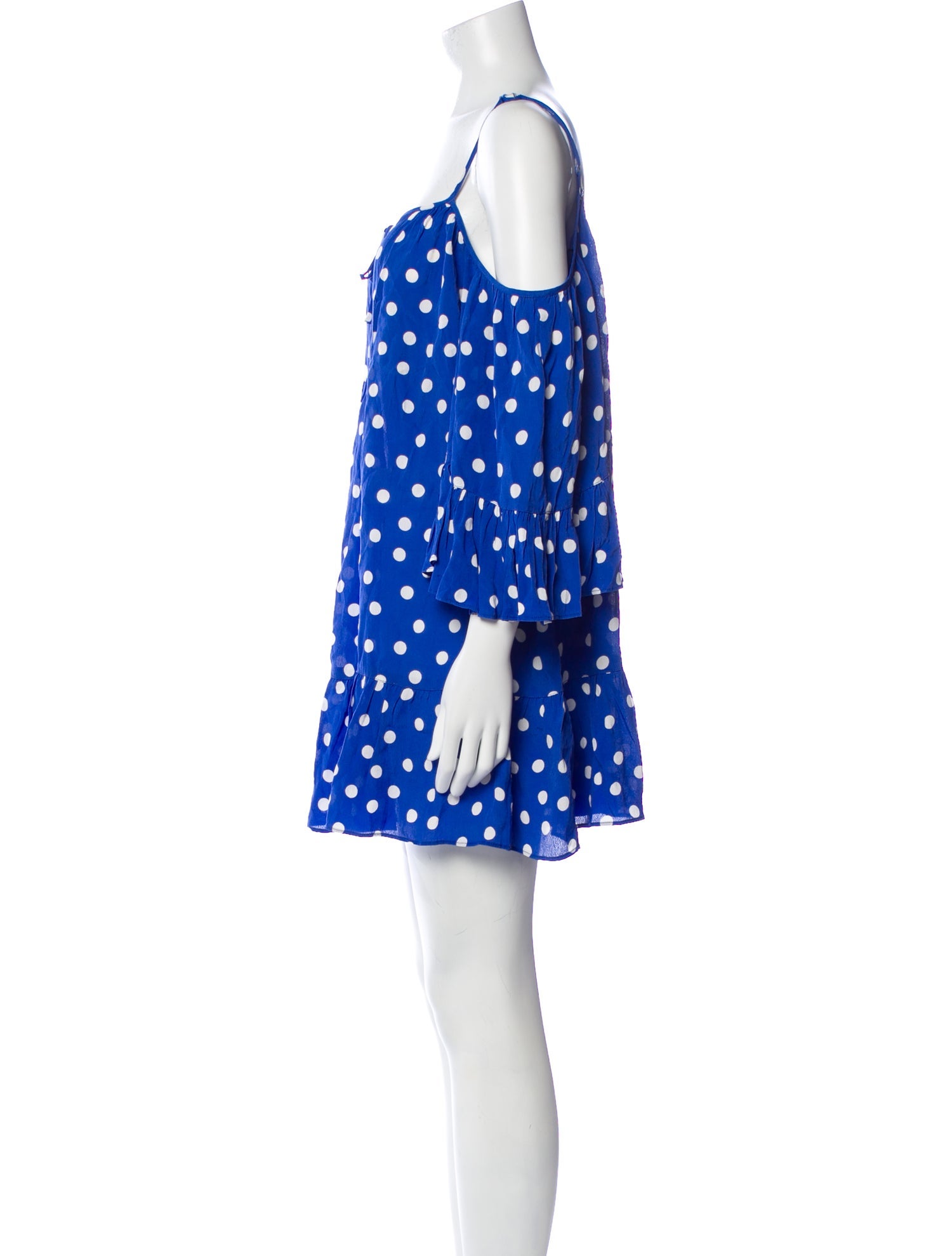 Tularosa Polka Dot Print Mini Dress