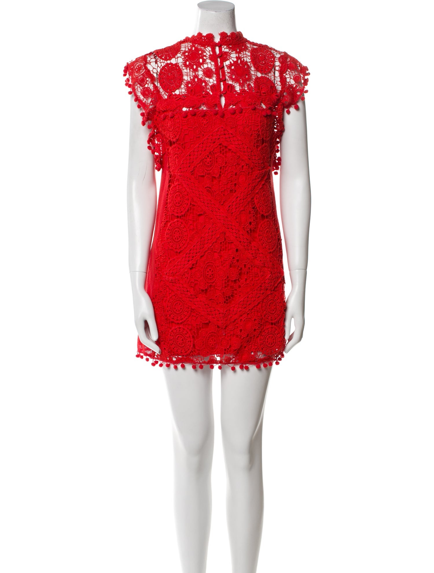 Tularosa Lace Pattern Mini Dress