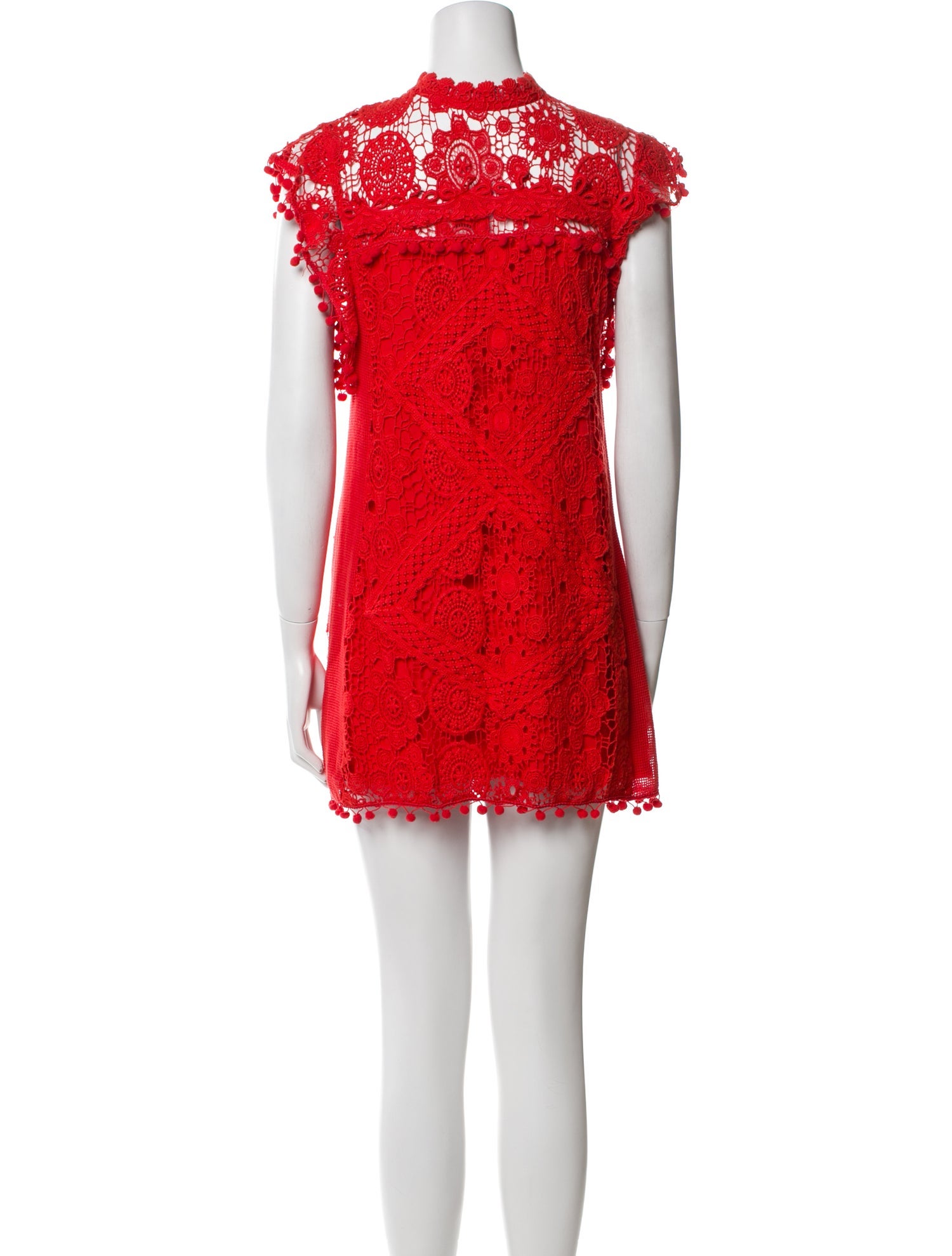 Tularosa Lace Pattern Mini Dress
