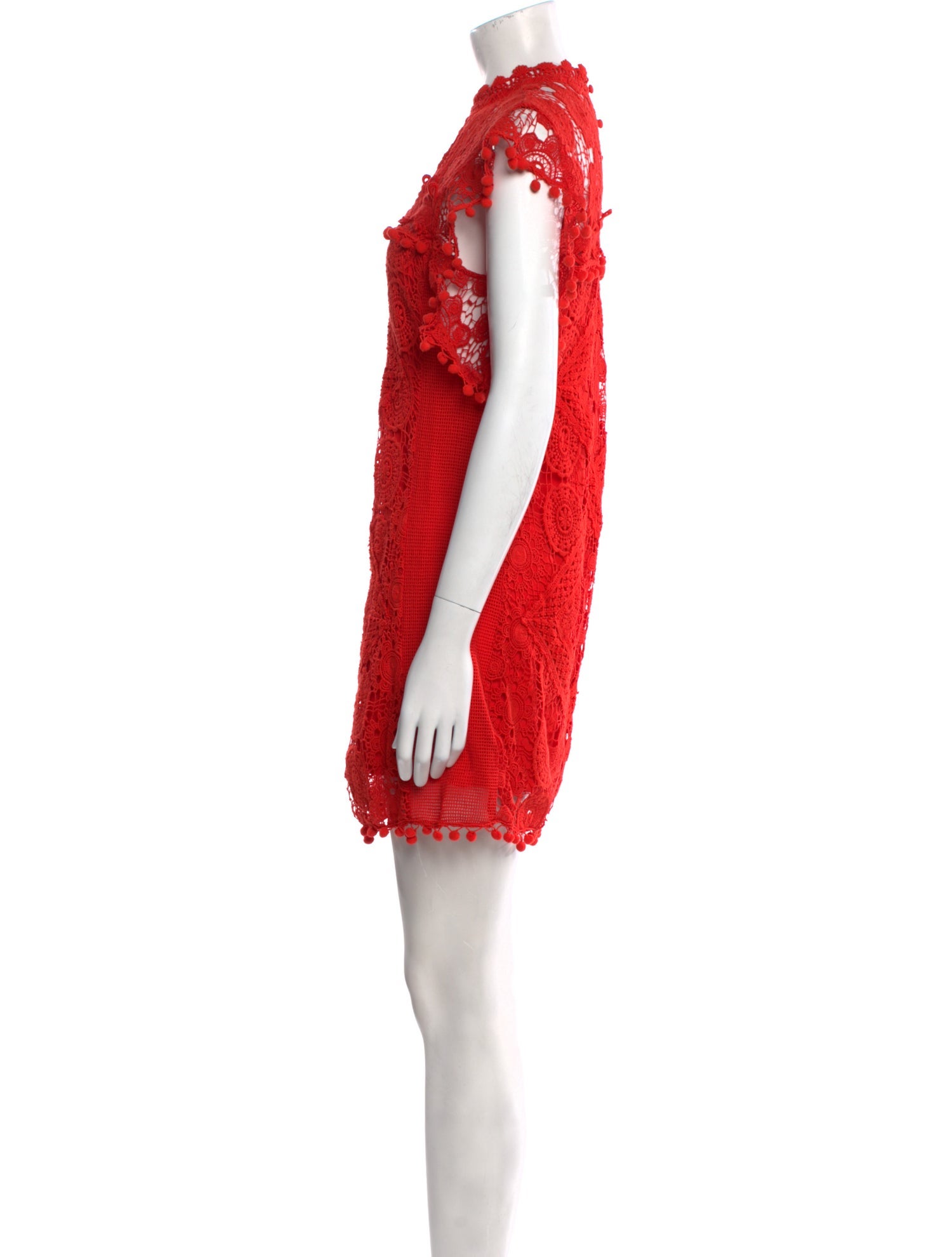 Tularosa Lace Pattern Mini Dress