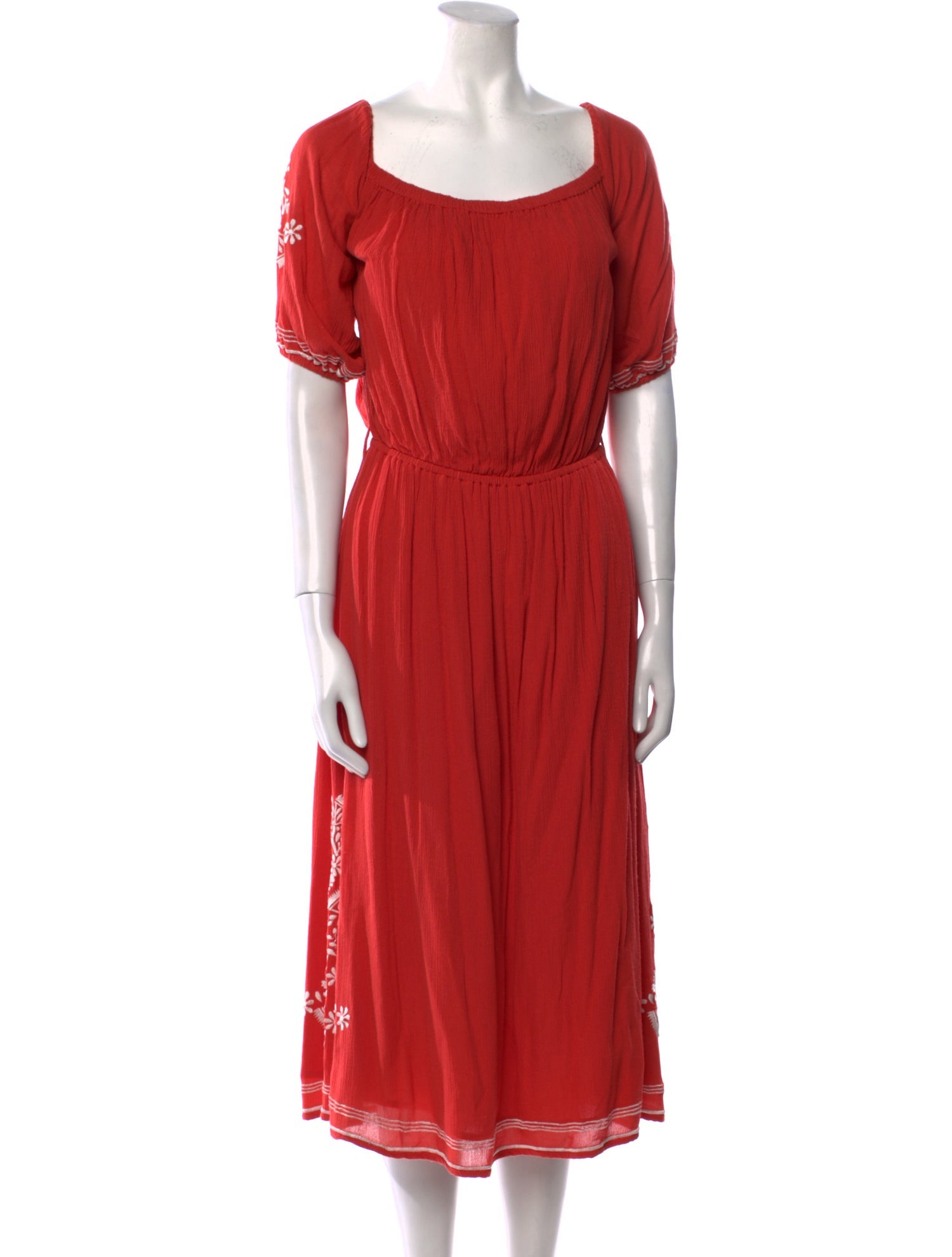 Tularosa Scoop Neck Midi Length Dress