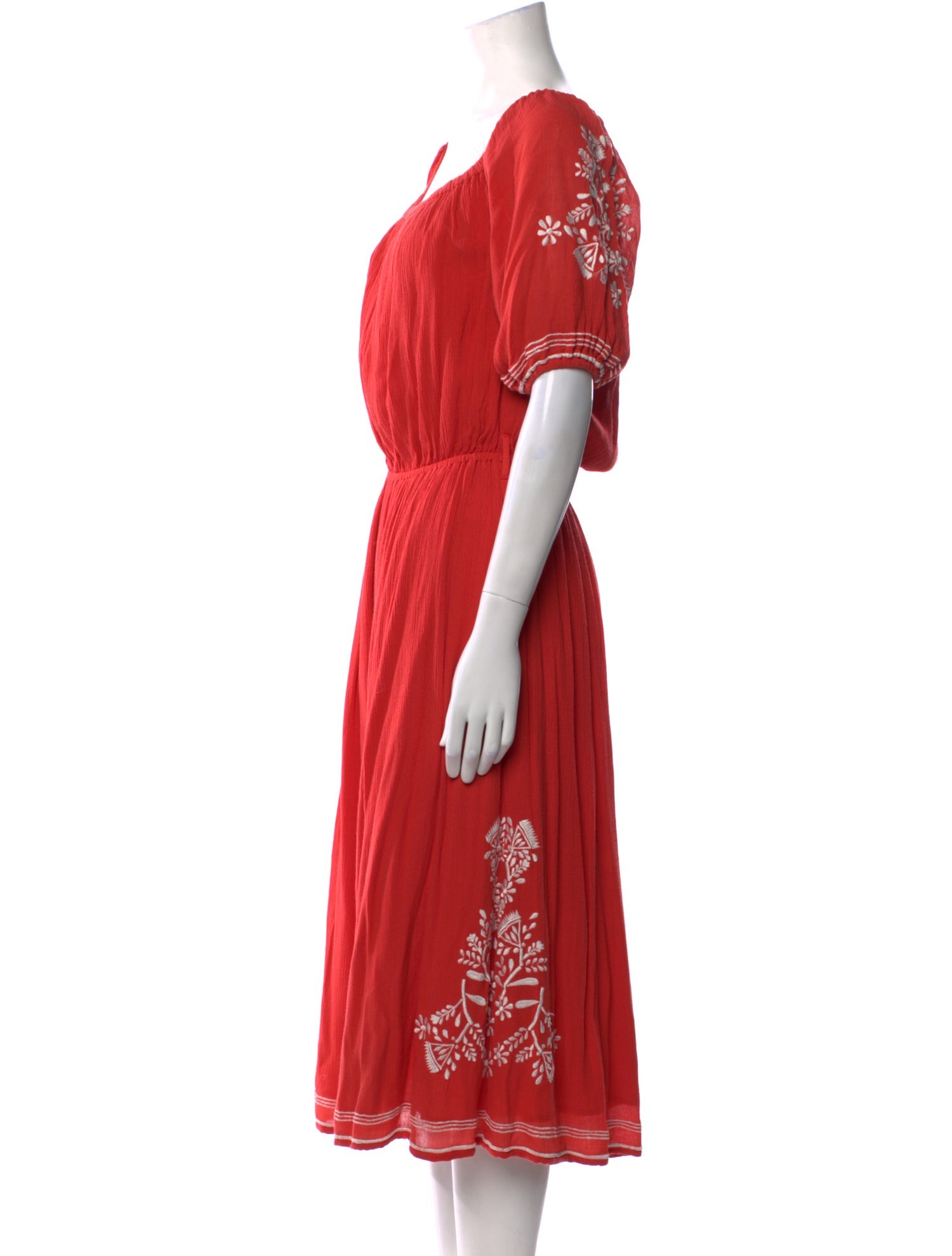 Tularosa Scoop Neck Midi Length Dress