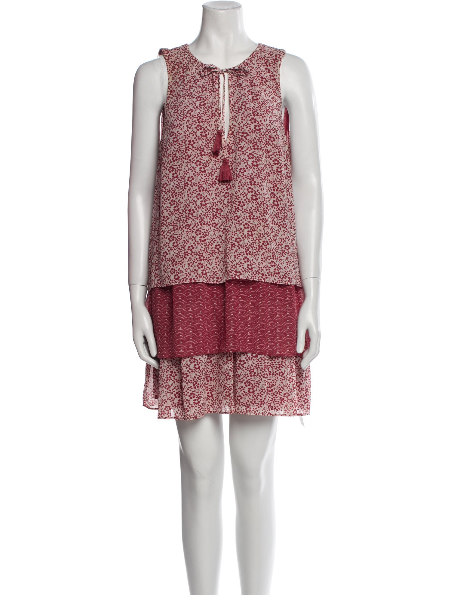 Tularosa Floral Print Mini Dress