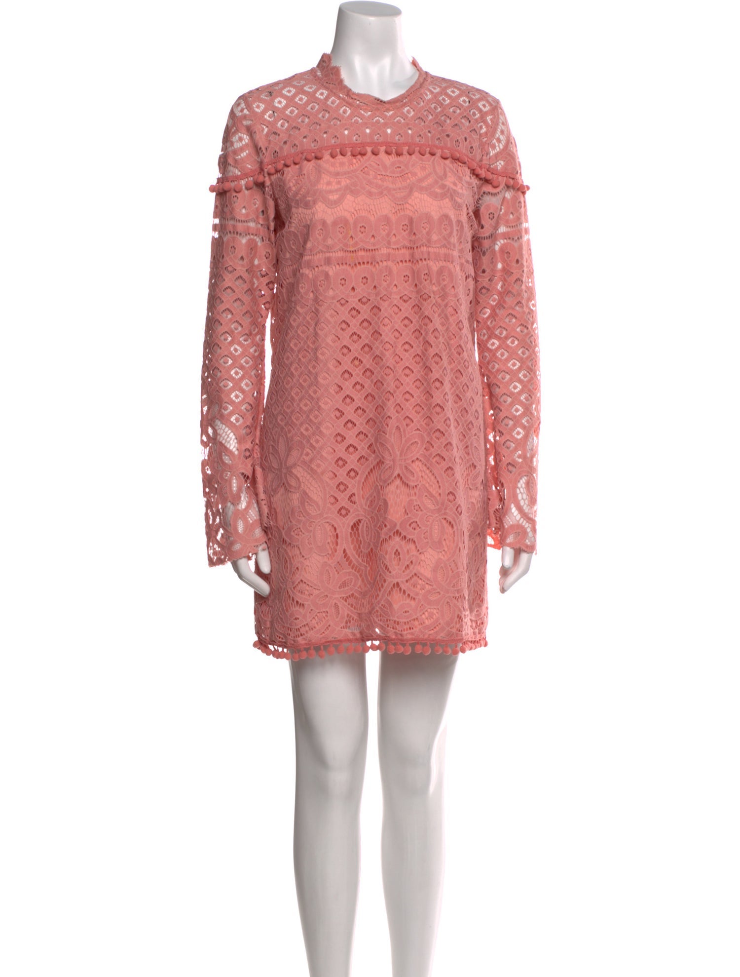 Tularosa Lace Pattern Mini Dress