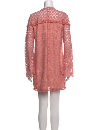 Tularosa Lace Pattern Mini Dress