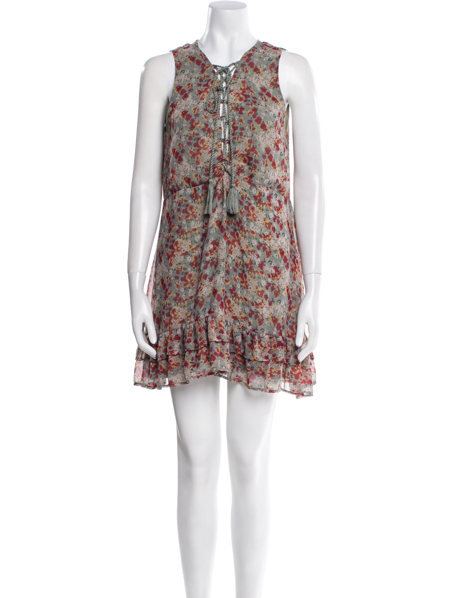 Tularosa Floral Print Mini Dress