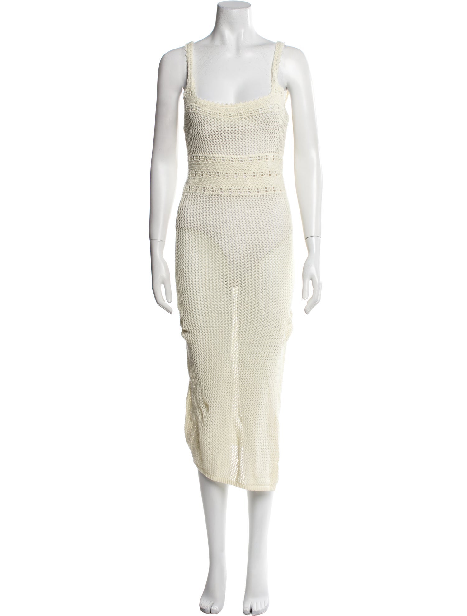 Tularosa Square Neckline Midi Length Dress