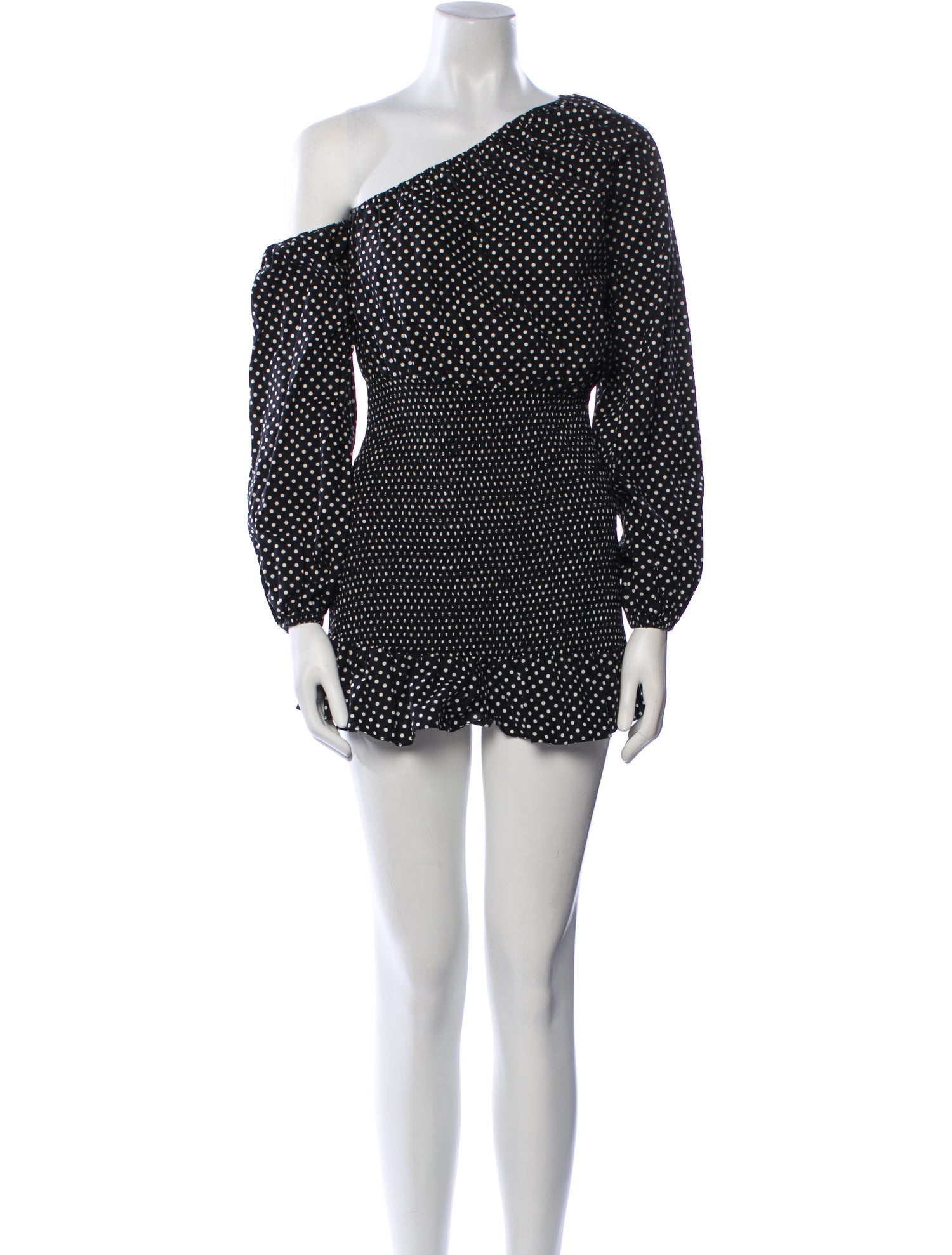 Tularosa Polka Dot Print Mini Dress