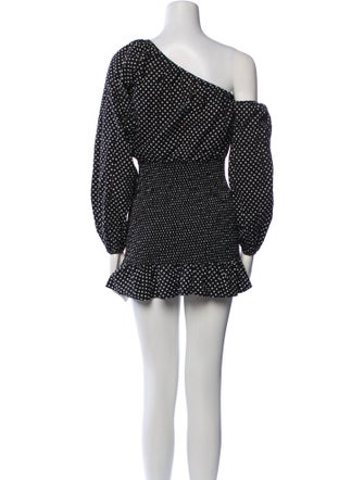 Tularosa Polka Dot Print Mini Dress