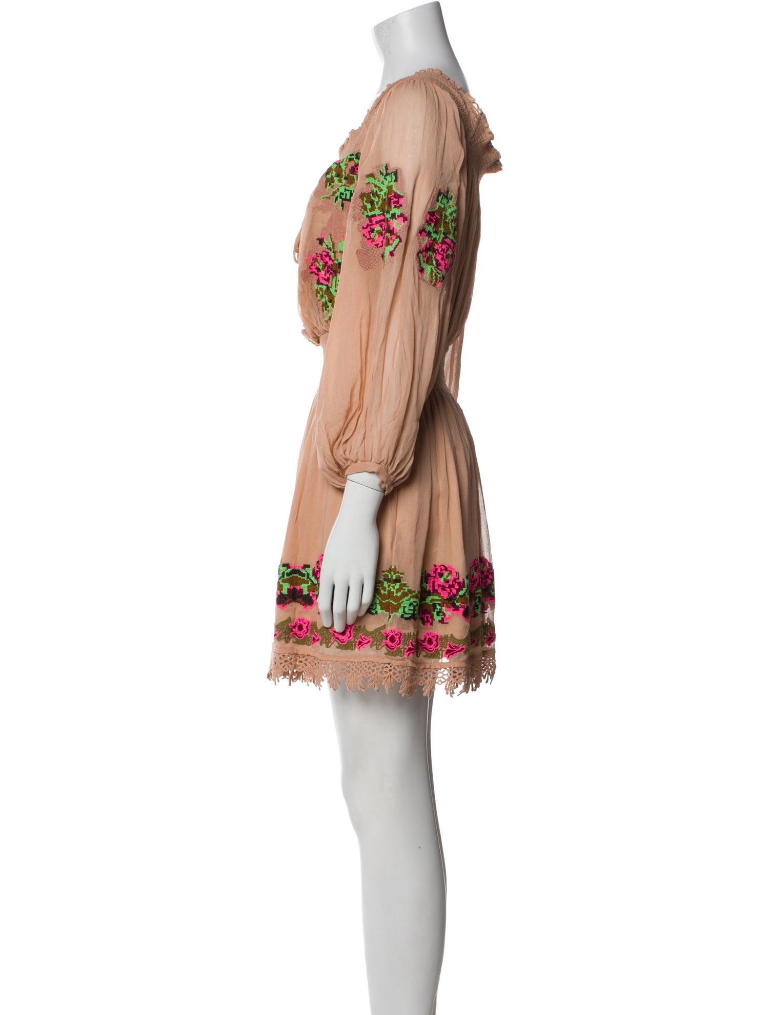 Tularosa Floral Print Mini Dress