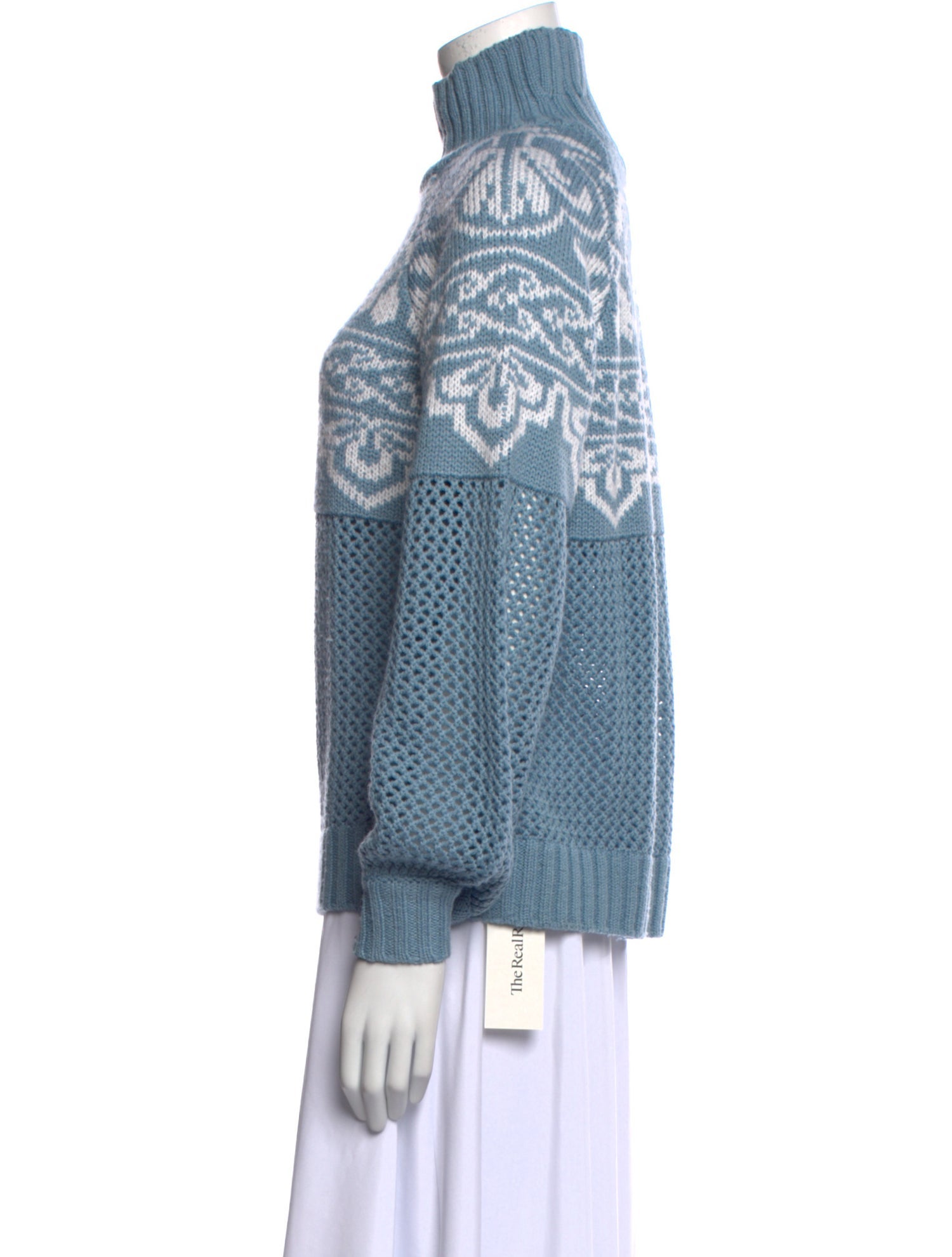 Tularosa Printed Turtleneck Sweater