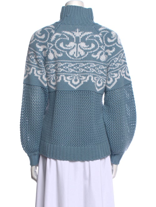 Tularosa Printed Turtleneck Sweater