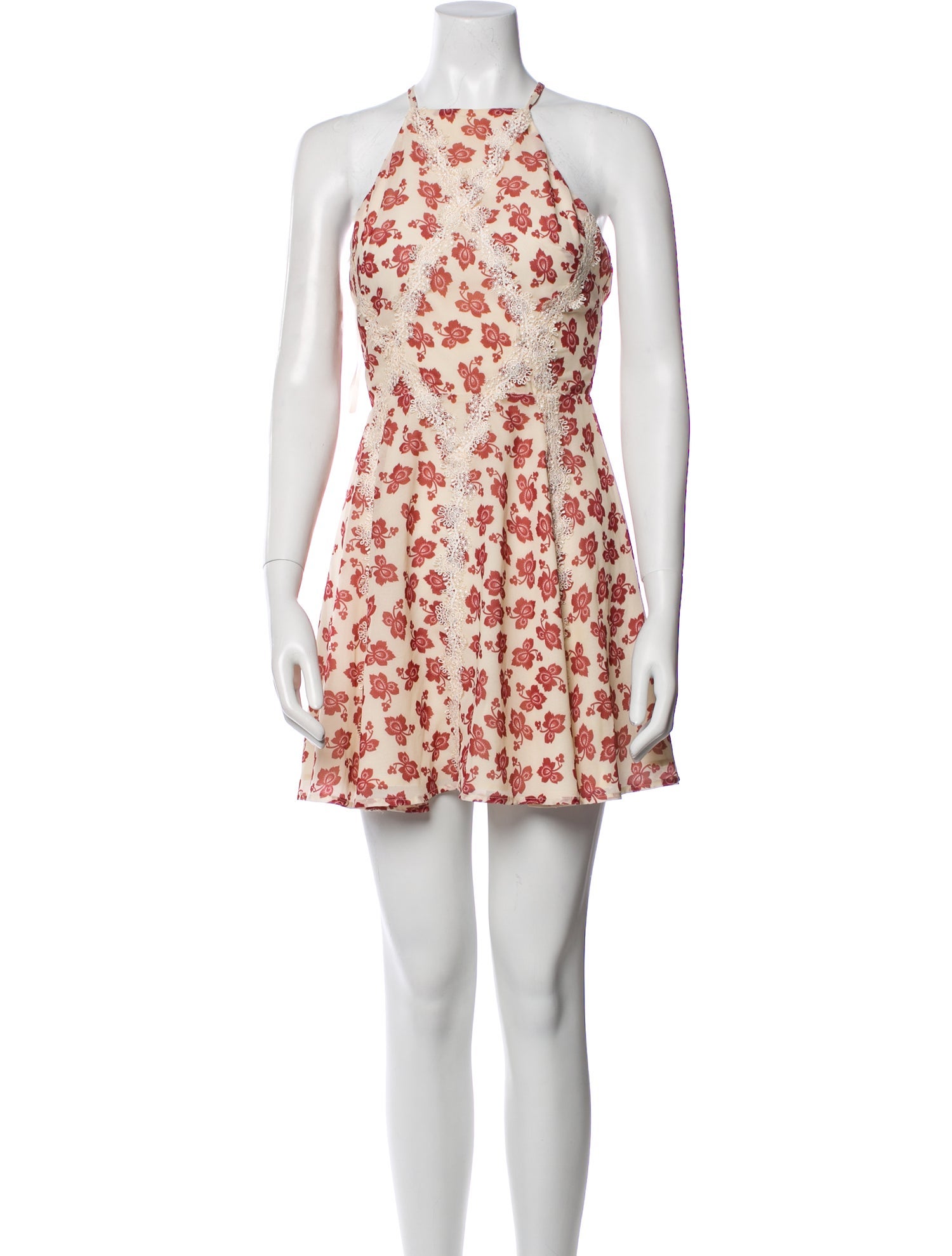 Tularosa Floral Print Mini Dress