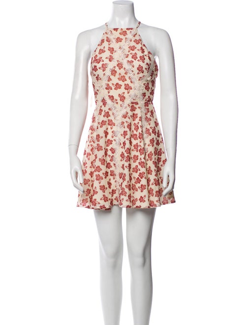 Tularosa Floral Print Mini Dress