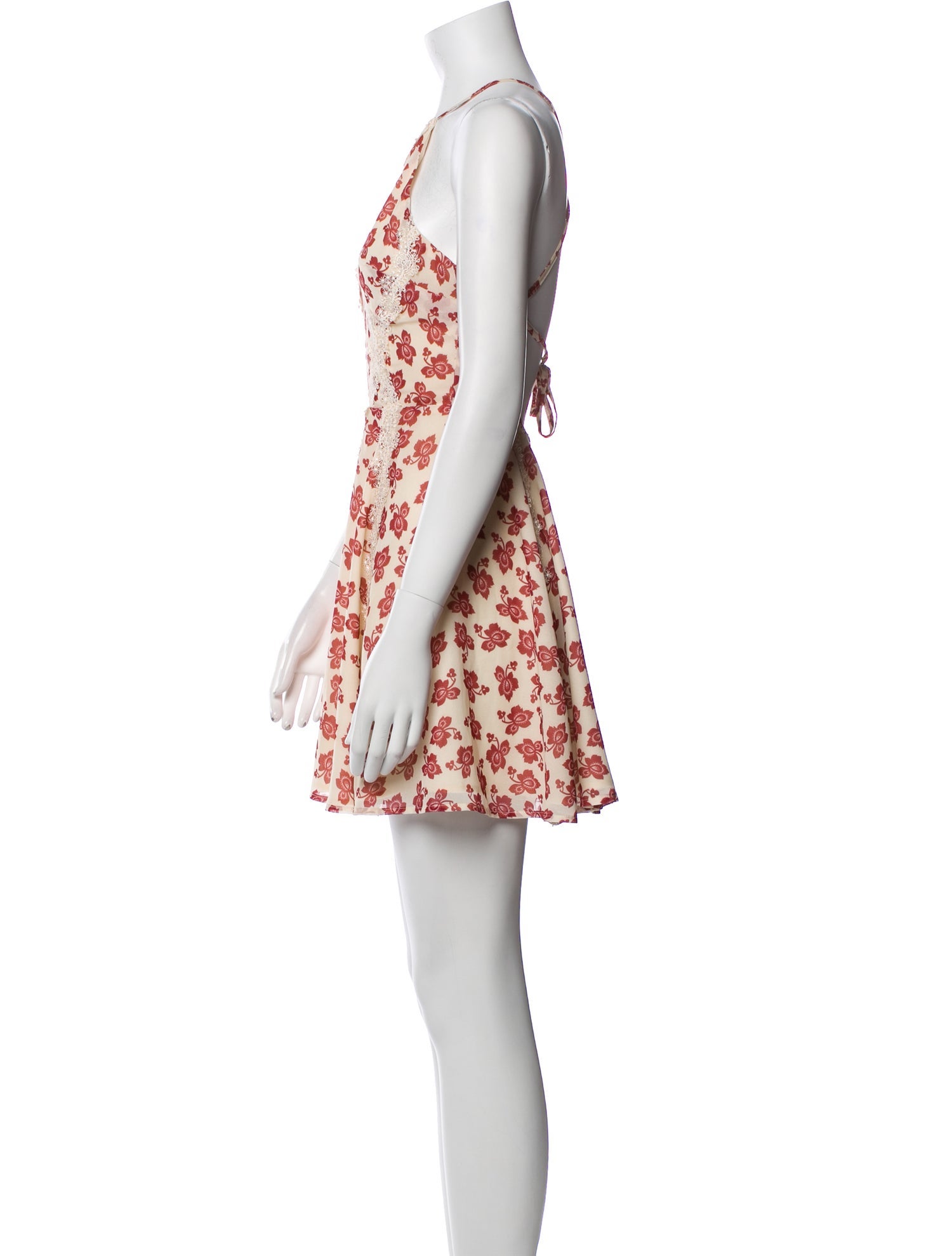 Tularosa Floral Print Mini Dress