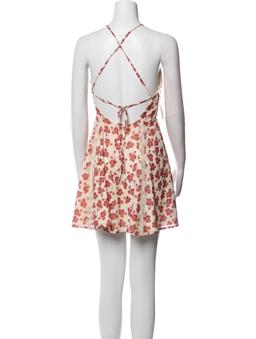 Tularosa Floral Print Mini Dress