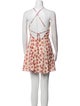 Tularosa Floral Print Mini Dress