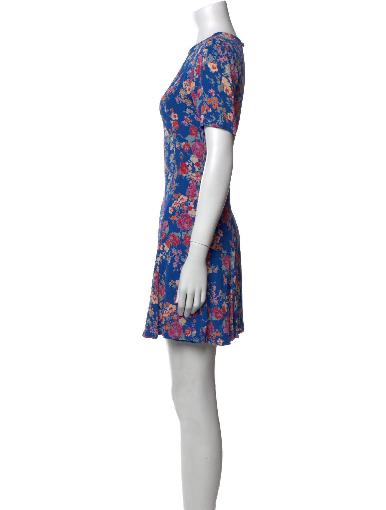 Tularosa Floral Print Mini Dress