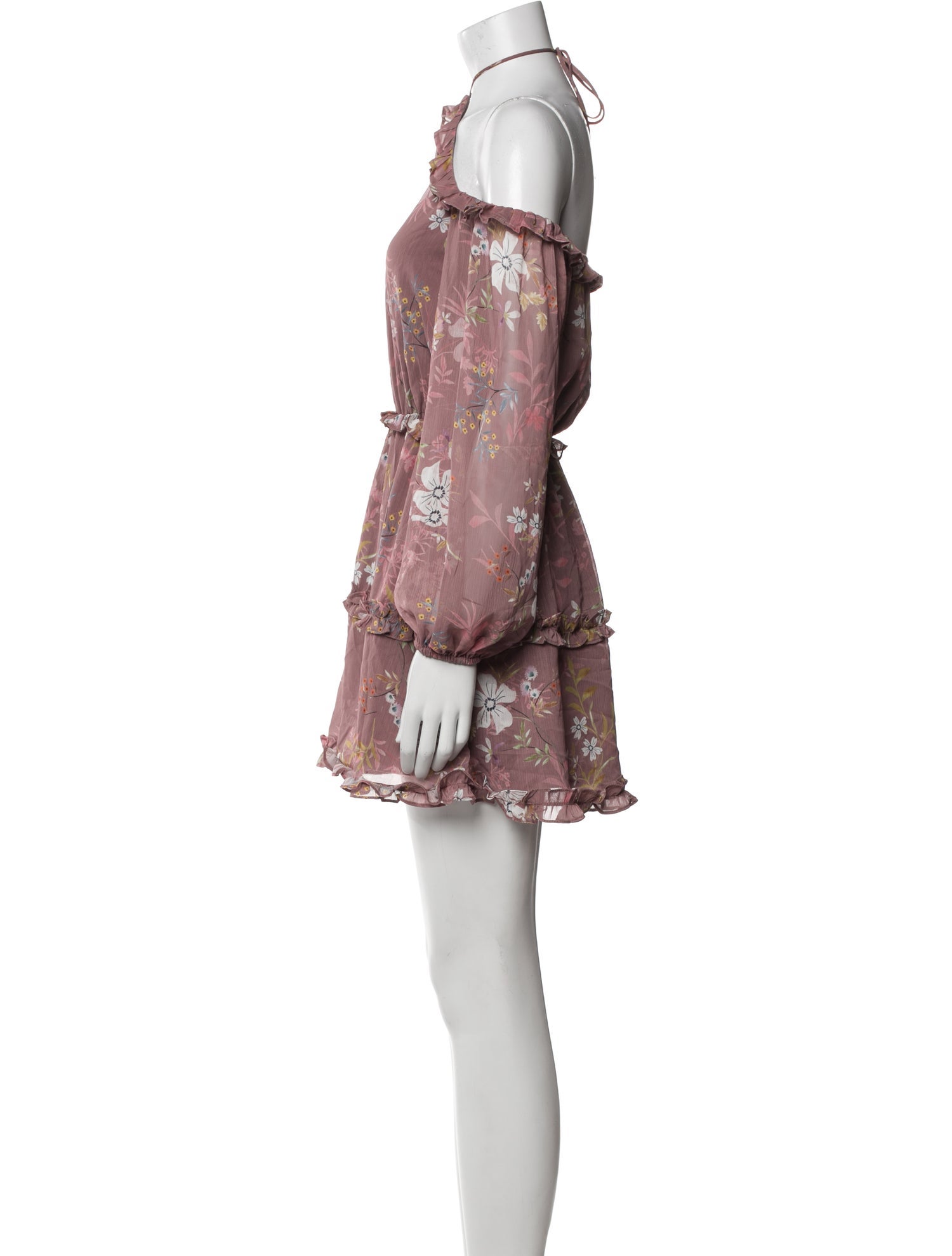 Tularosa Floral Print Mini Dress