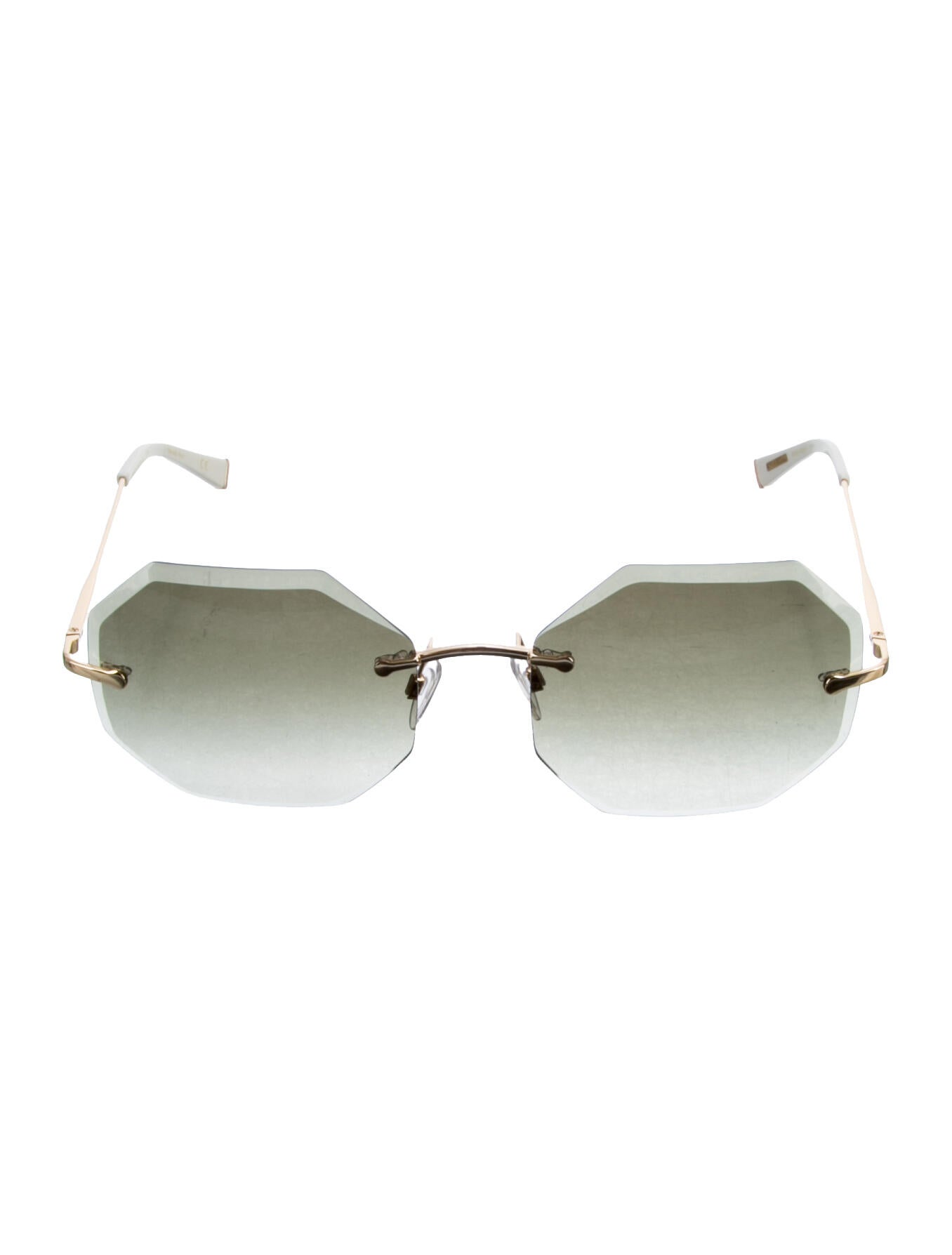 Kate Young for Tura Oversize Gradient Sunglasses