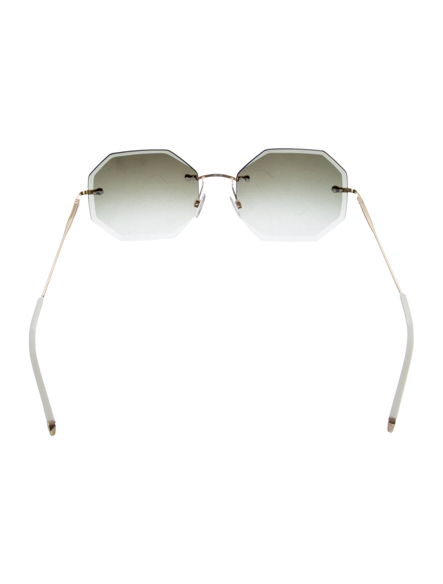 Kate Young for Tura Oversize Gradient Sunglasses