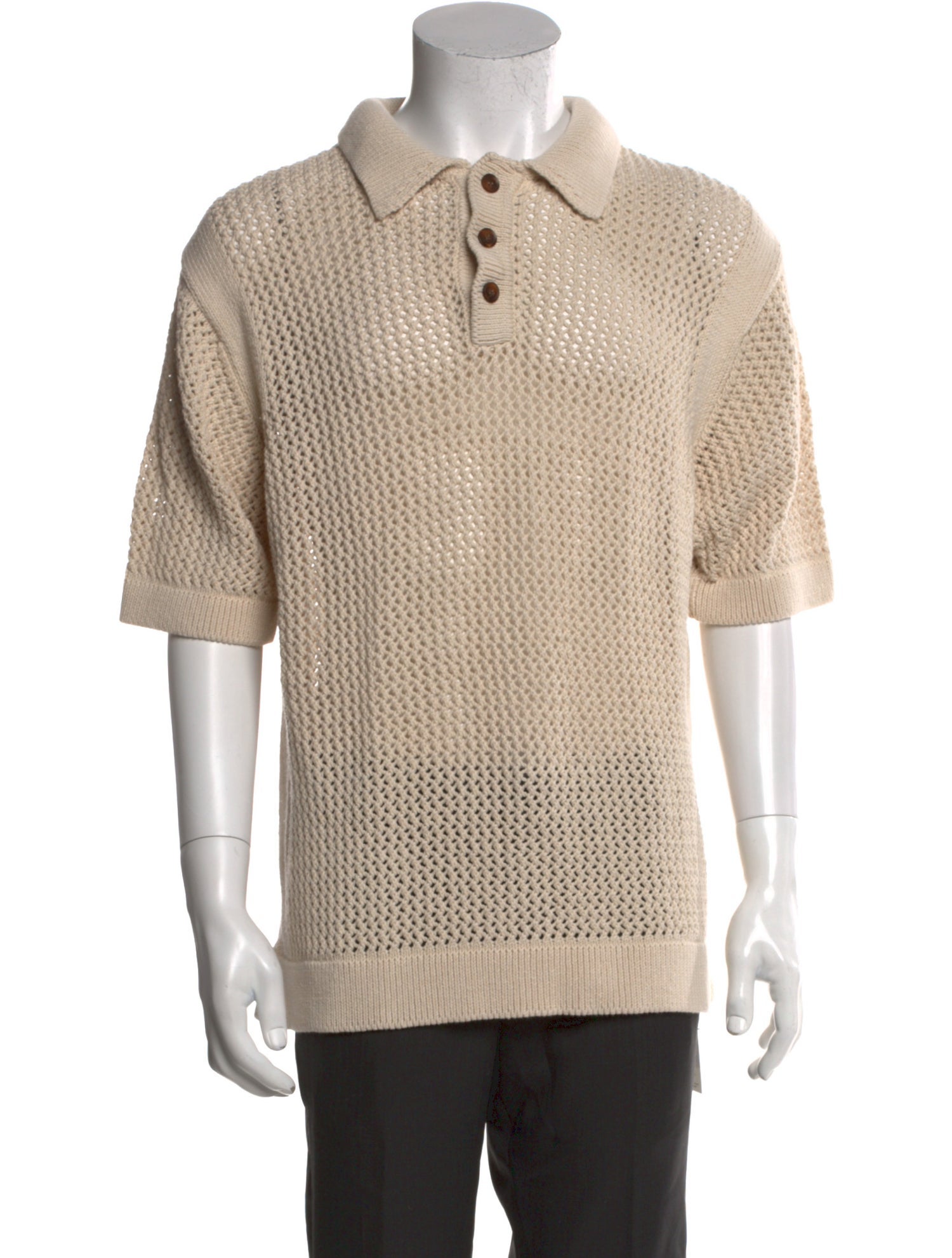 Teddy Vonranson Lace Pattern Short Sleeve Shirt