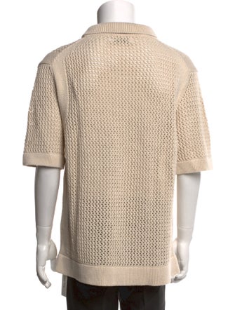 Teddy Vonranson Lace Pattern Short Sleeve Shirt