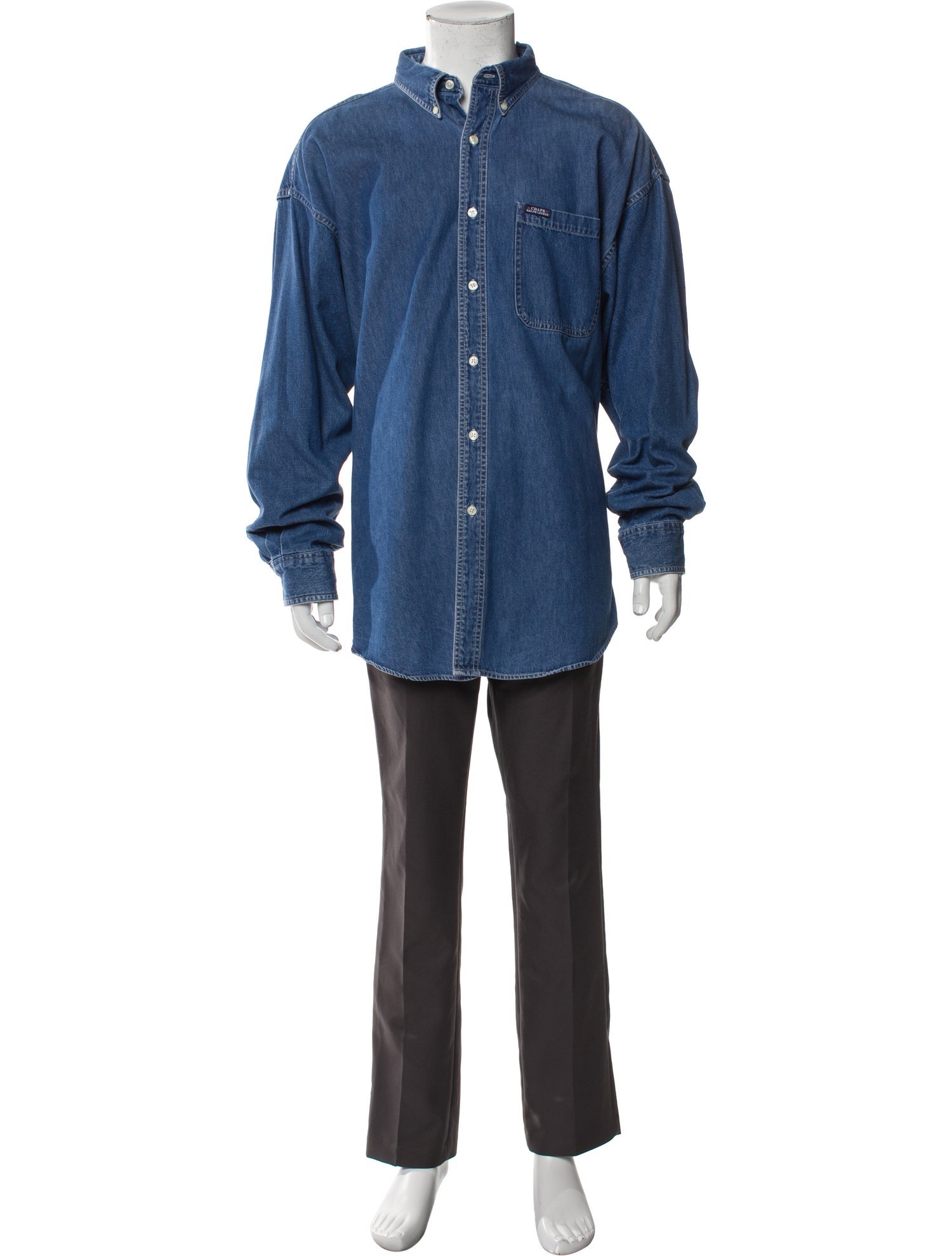 Chaps Long Sleeve Denim Shirt