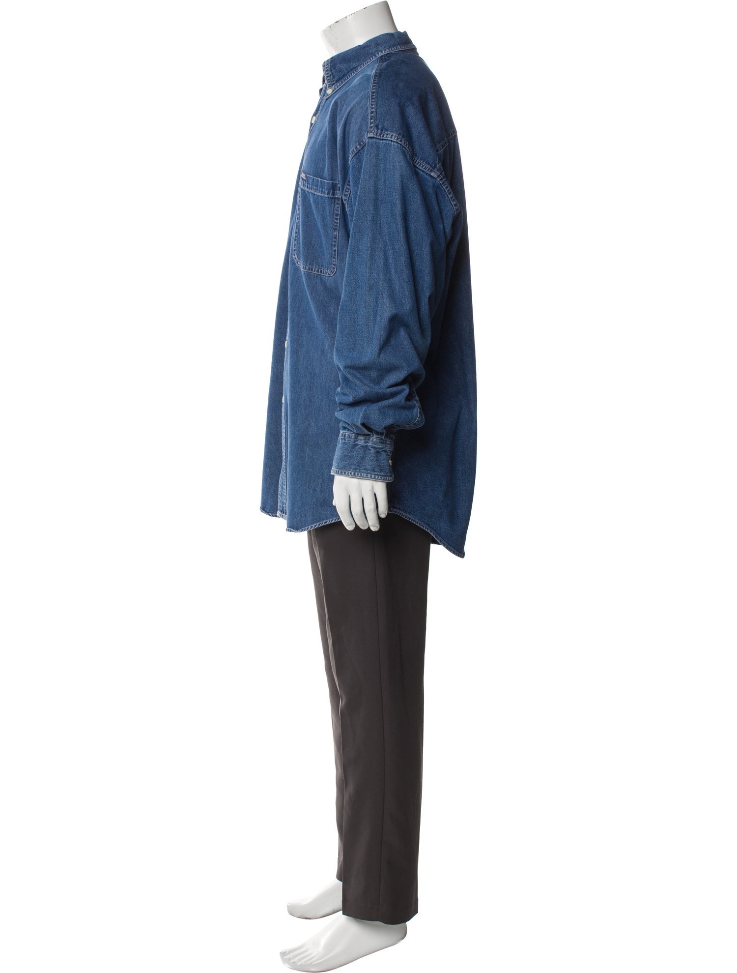 Chaps Long Sleeve Denim Shirt