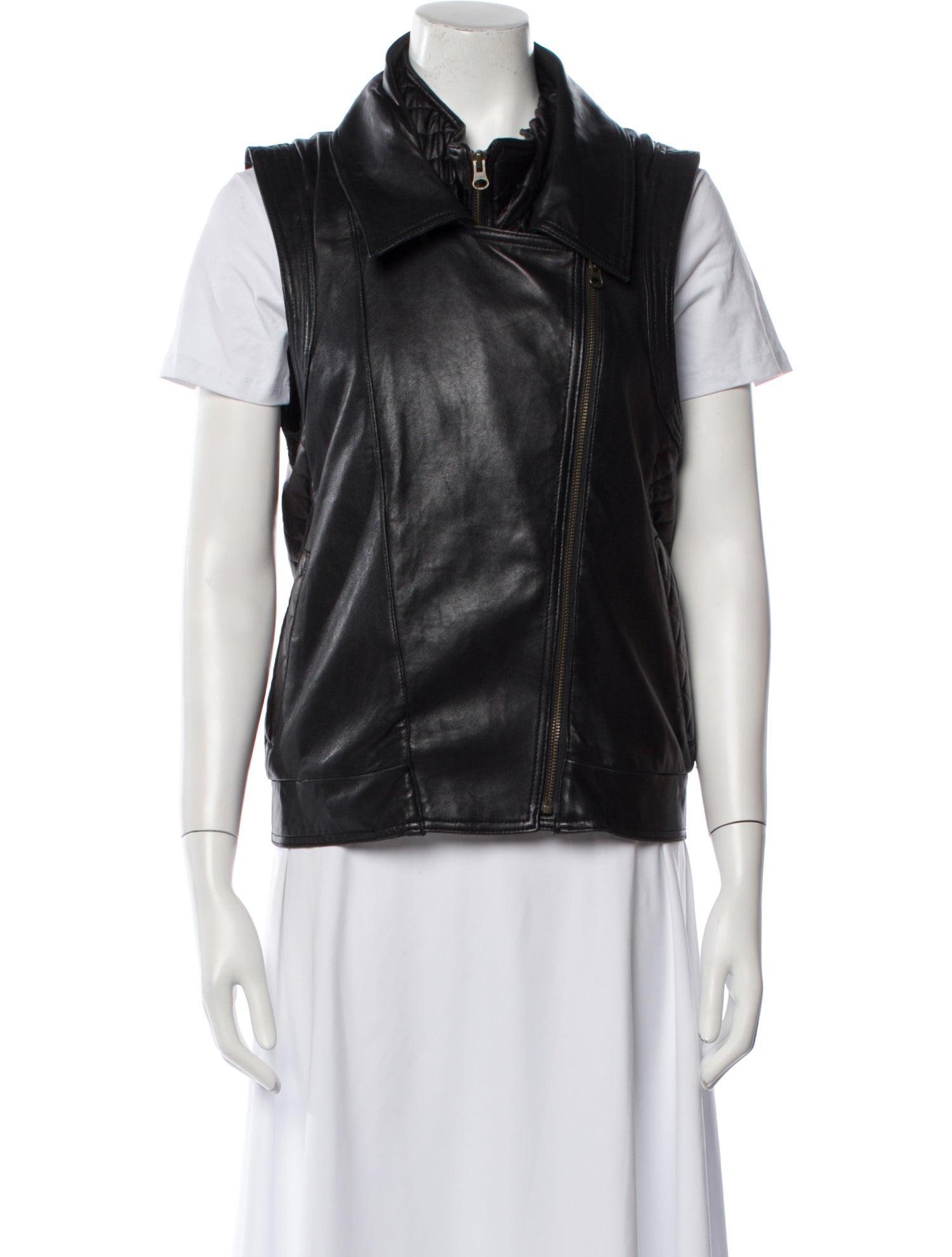 Twelfth Street by Cynthia Vincent Leather Vest