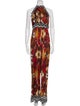 Twins Beach Couture Printed Halterneck Jumpsuit