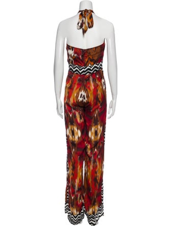 Twins Beach Couture Printed Halterneck Jumpsuit