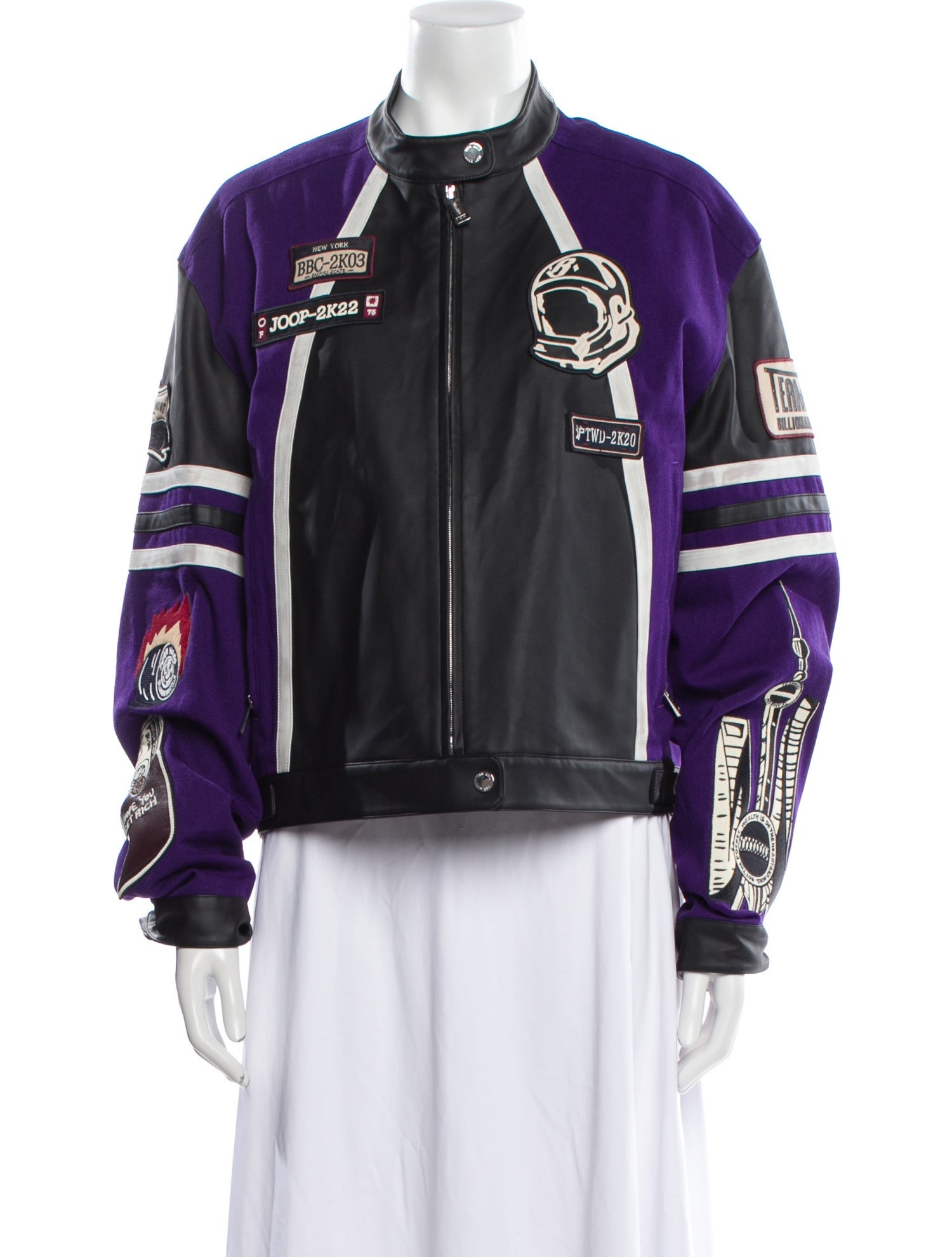 Team Wang Printed Bomber Jacket w/ Tags