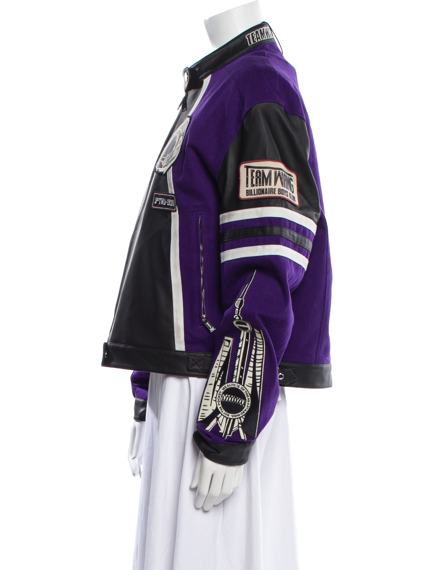 Team Wang Printed Bomber Jacket w/ Tags